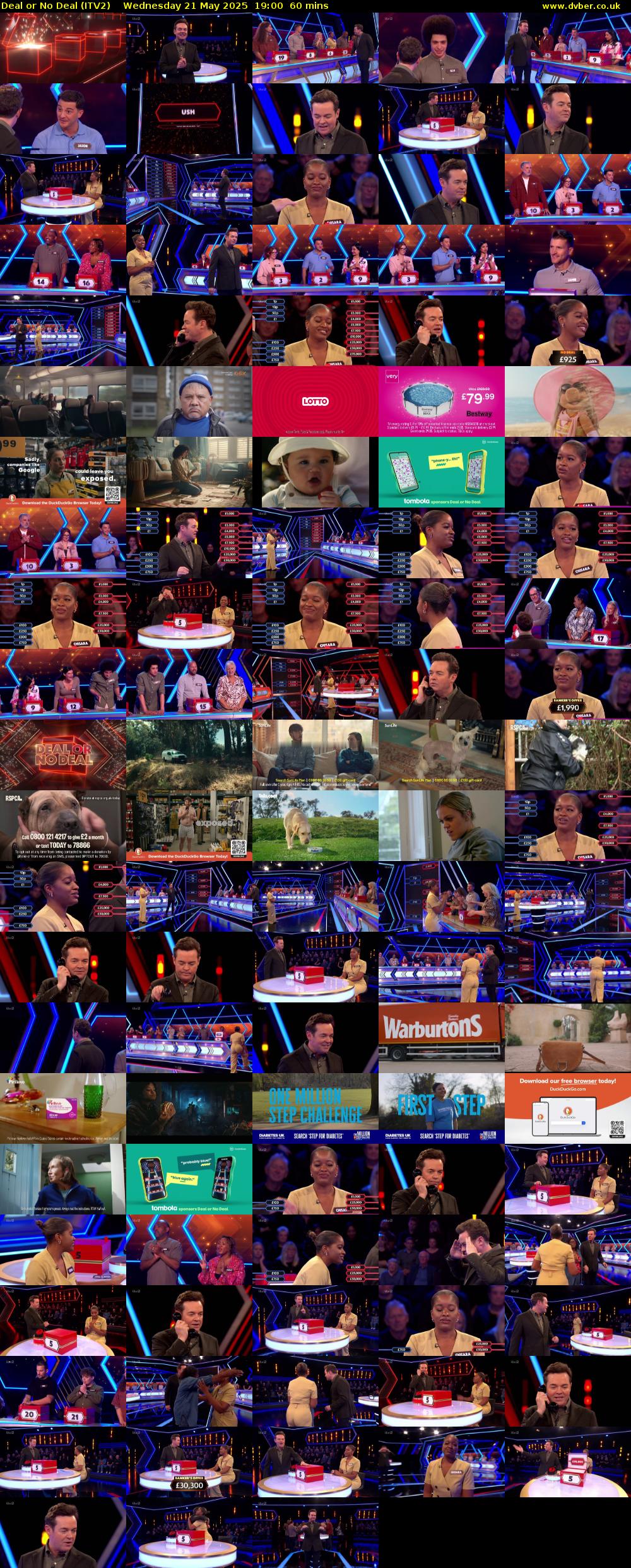 Deal or No Deal (ITV2) Wednesday 21 May 2025 19:00 - 20:00