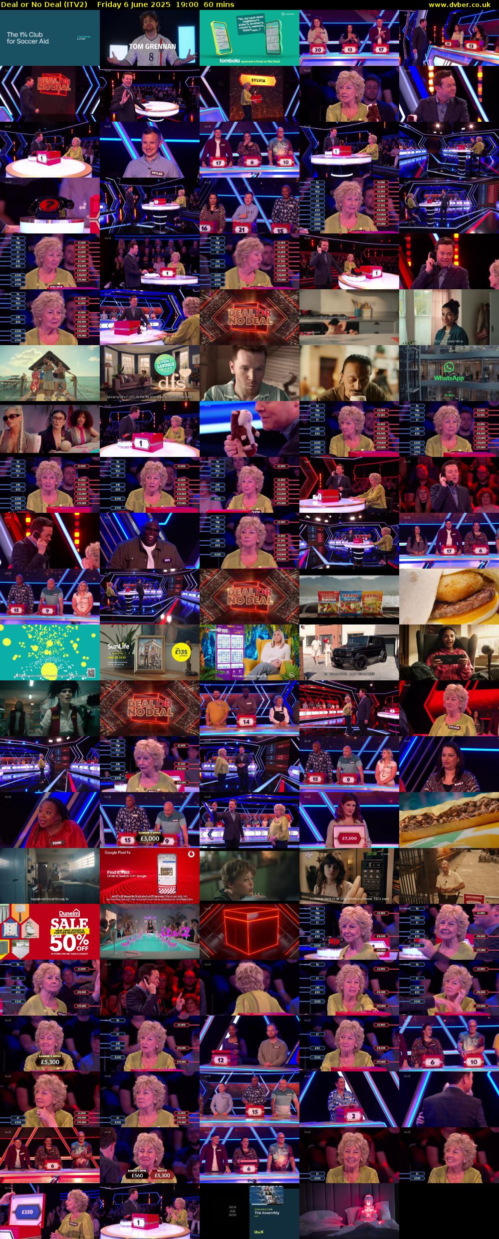 Deal or No Deal (ITV2) Friday 6 June 2025 19:00 - 20:00