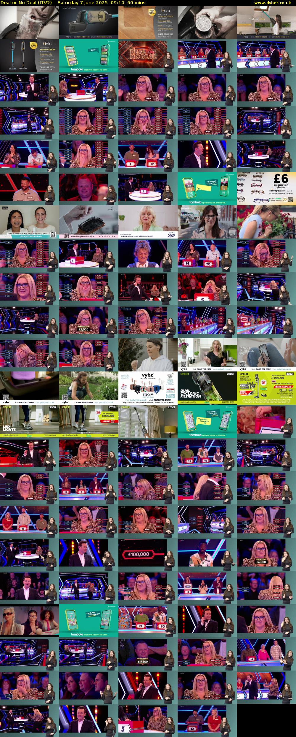 Deal or No Deal (ITV2) Saturday 7 June 2025 09:10 - 10:10