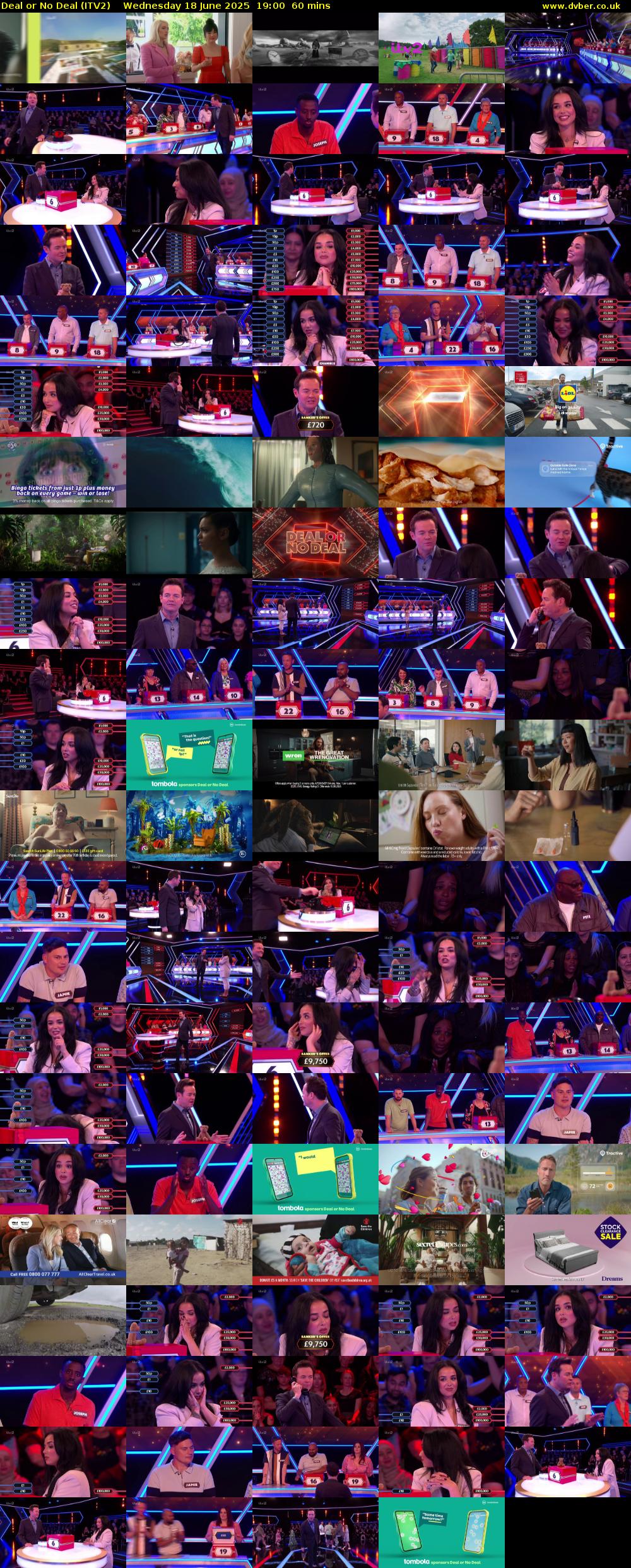 Deal or No Deal (ITV2) Wednesday 18 June 2025 19:00 - 20:00