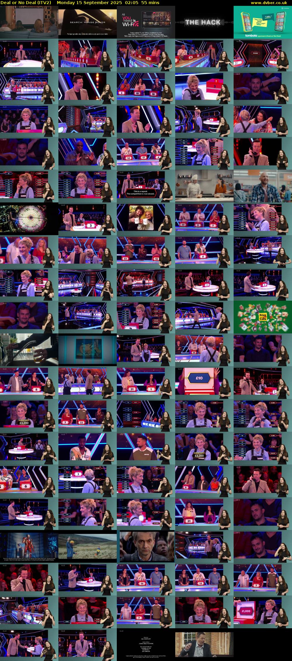 Deal or No Deal (ITV2) Monday 15 September 2025 02:05 - 03:00