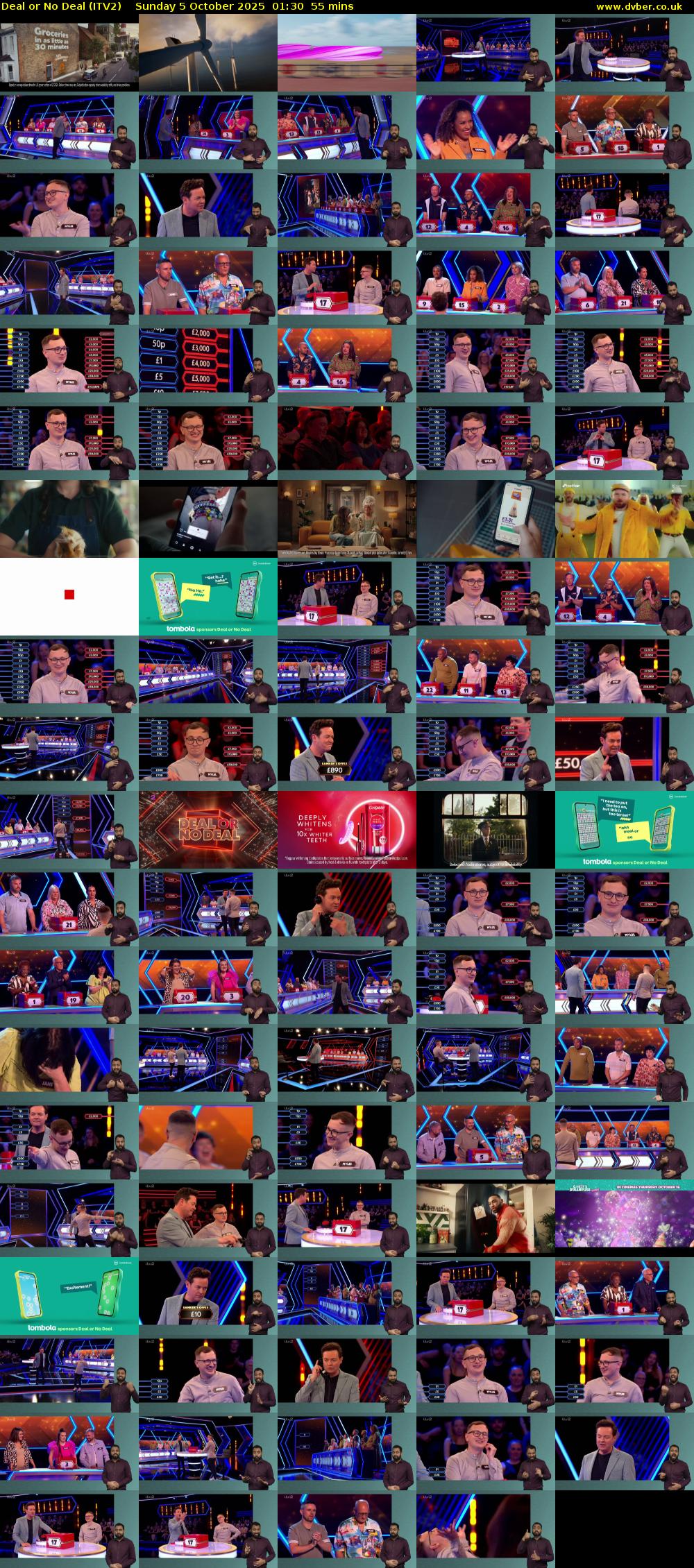 Deal or No Deal (ITV2) Sunday 5 October 2025 01:30 - 02:25