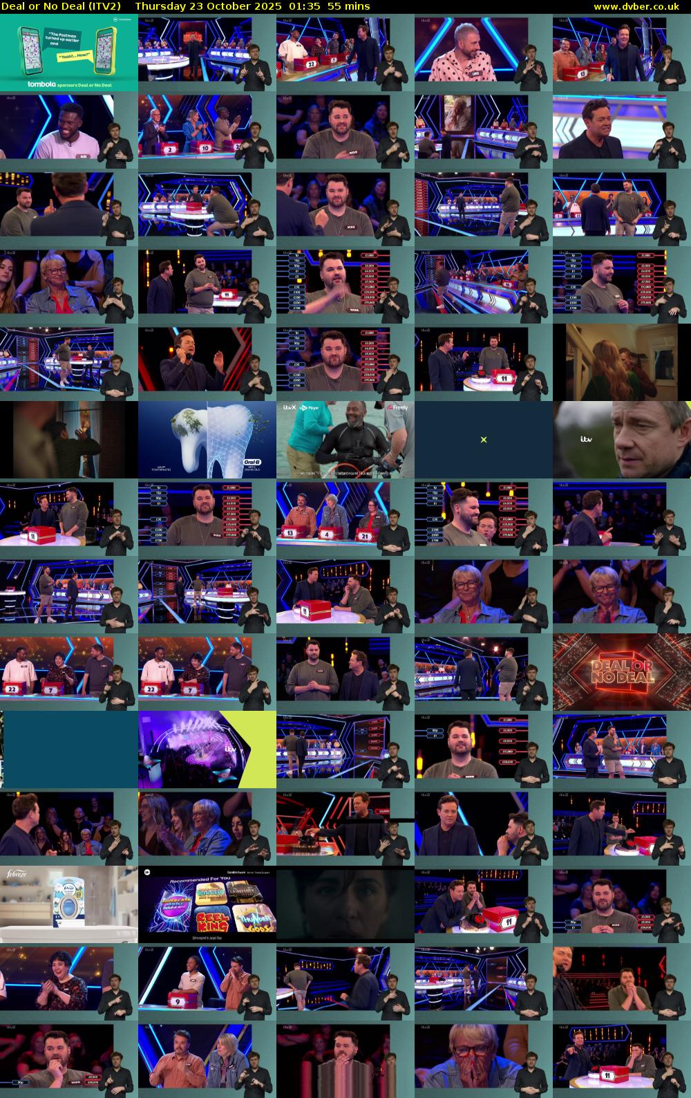 Deal or No Deal (ITV2) Thursday 23 October 2025 01:35 - 02:30