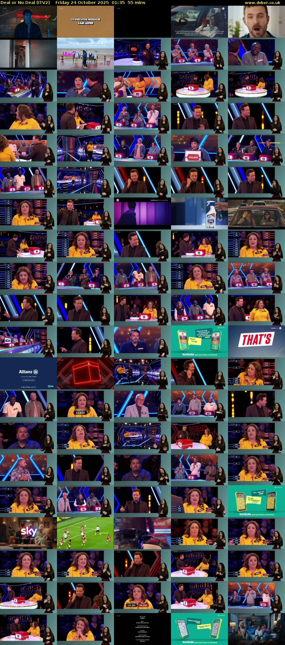 Deal or No Deal (ITV2) Friday 24 October 2025 01:35 - 02:30