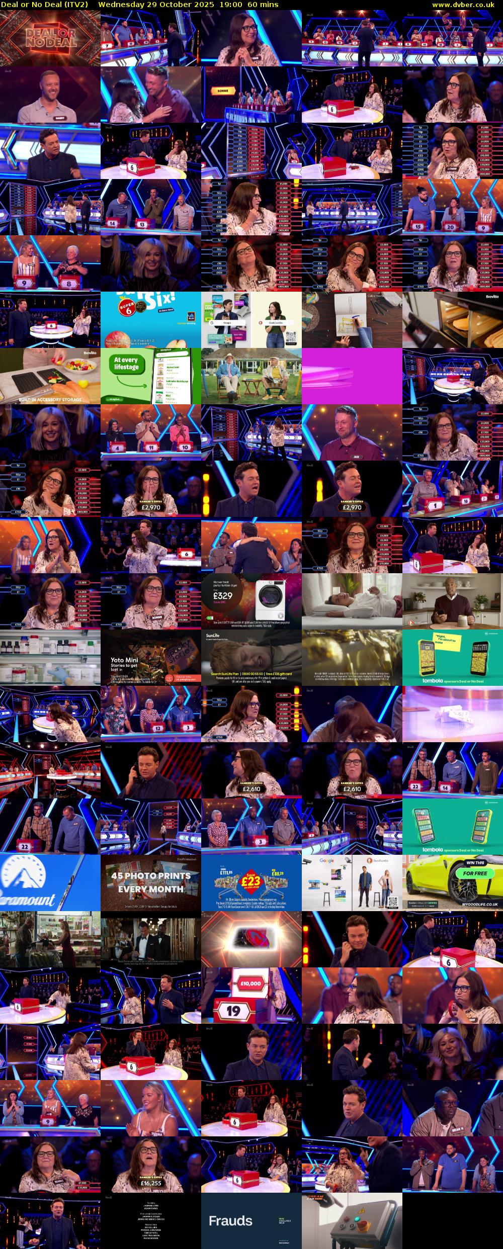 Deal or No Deal (ITV2) Wednesday 29 October 2025 19:00 - 20:00