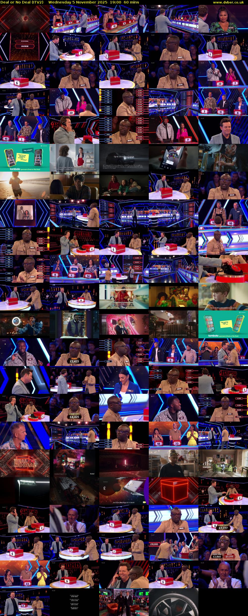 Deal or No Deal (ITV2) Wednesday 5 November 2025 19:00 - 20:00