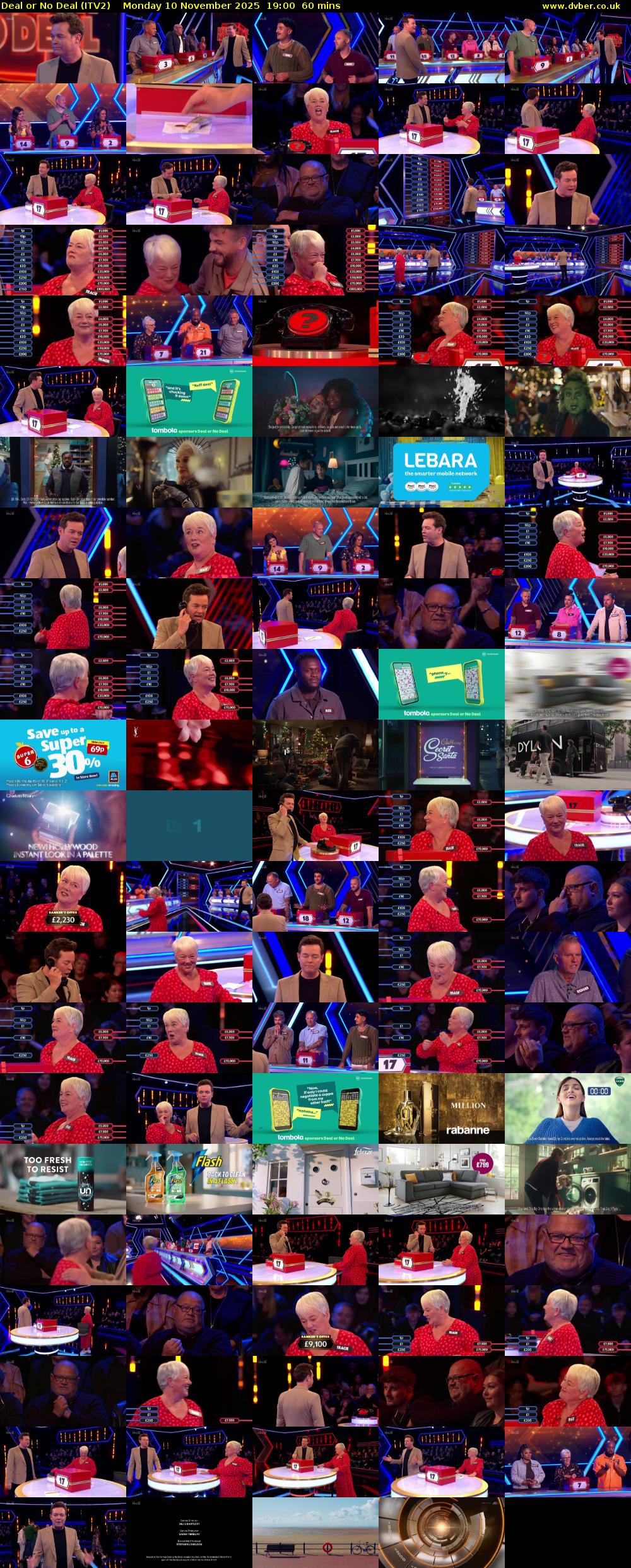 Deal or No Deal (ITV2) Monday 10 November 2025 19:00 - 20:00