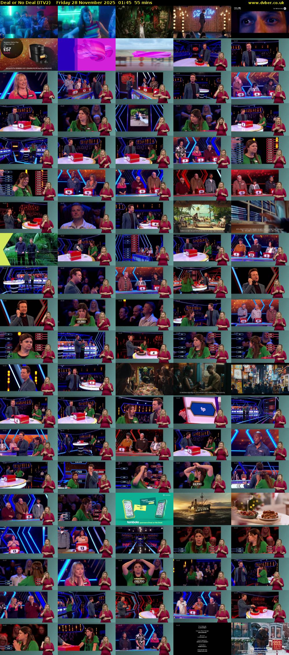 Deal or No Deal (ITV2) Friday 28 November 2025 01:45 - 02:40