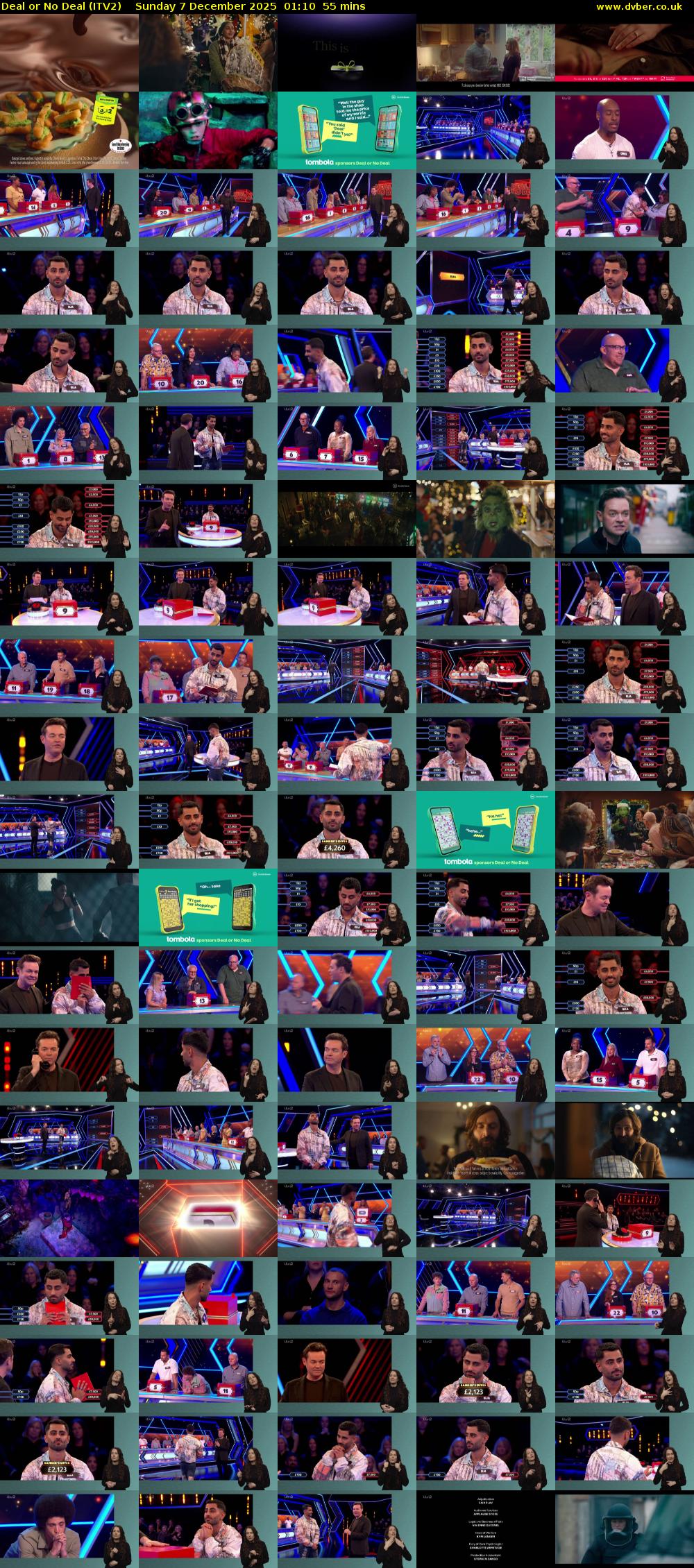 Deal or No Deal (ITV2) Sunday 7 December 2025 01:10 - 02:05