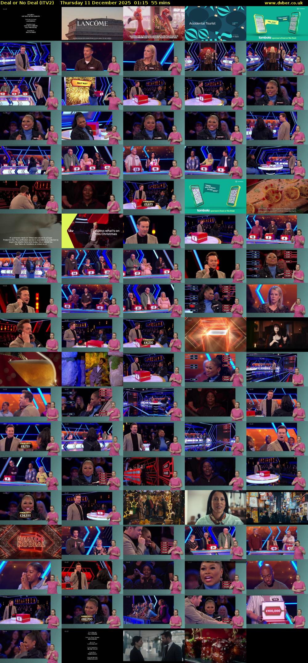 Deal or No Deal (ITV2) Thursday 11 December 2025 01:15 - 02:10