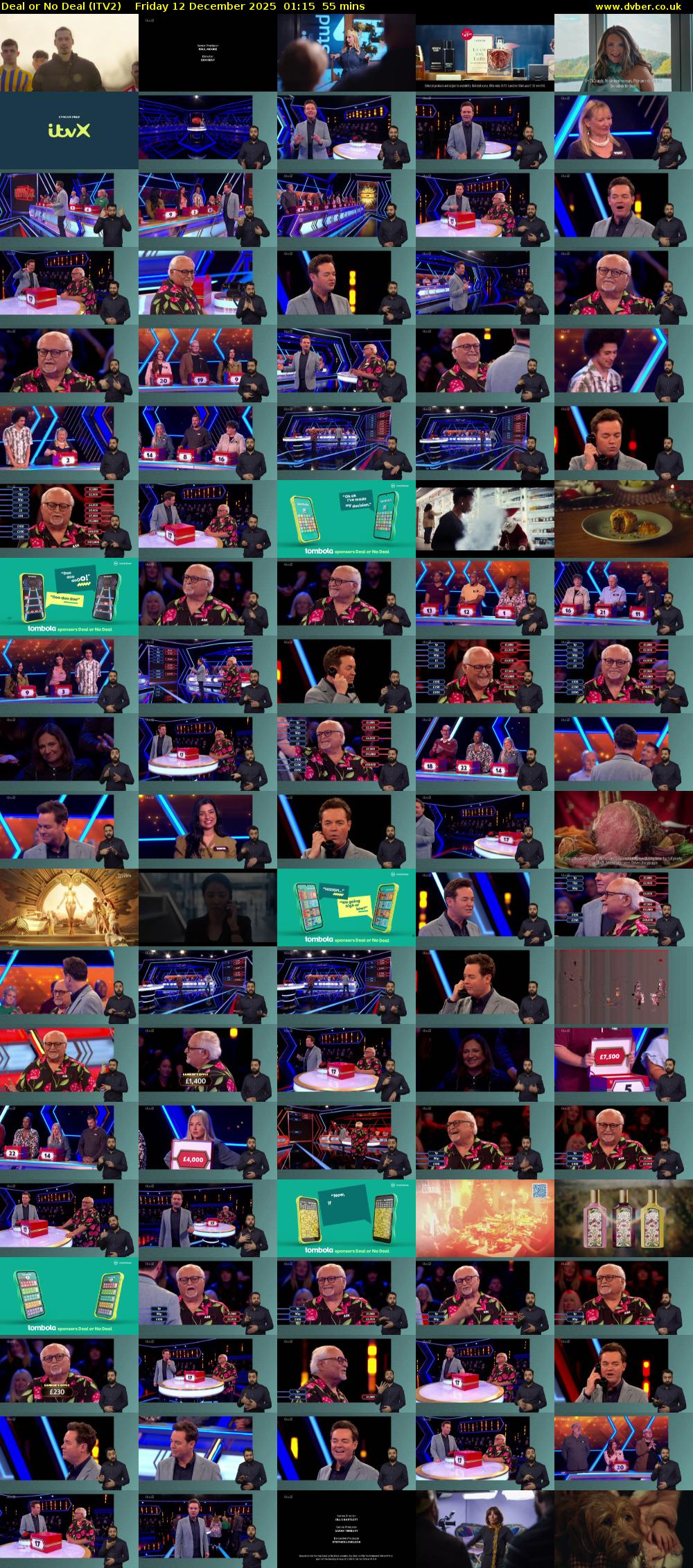 Deal or No Deal (ITV2) Friday 12 December 2025 01:15 - 02:10