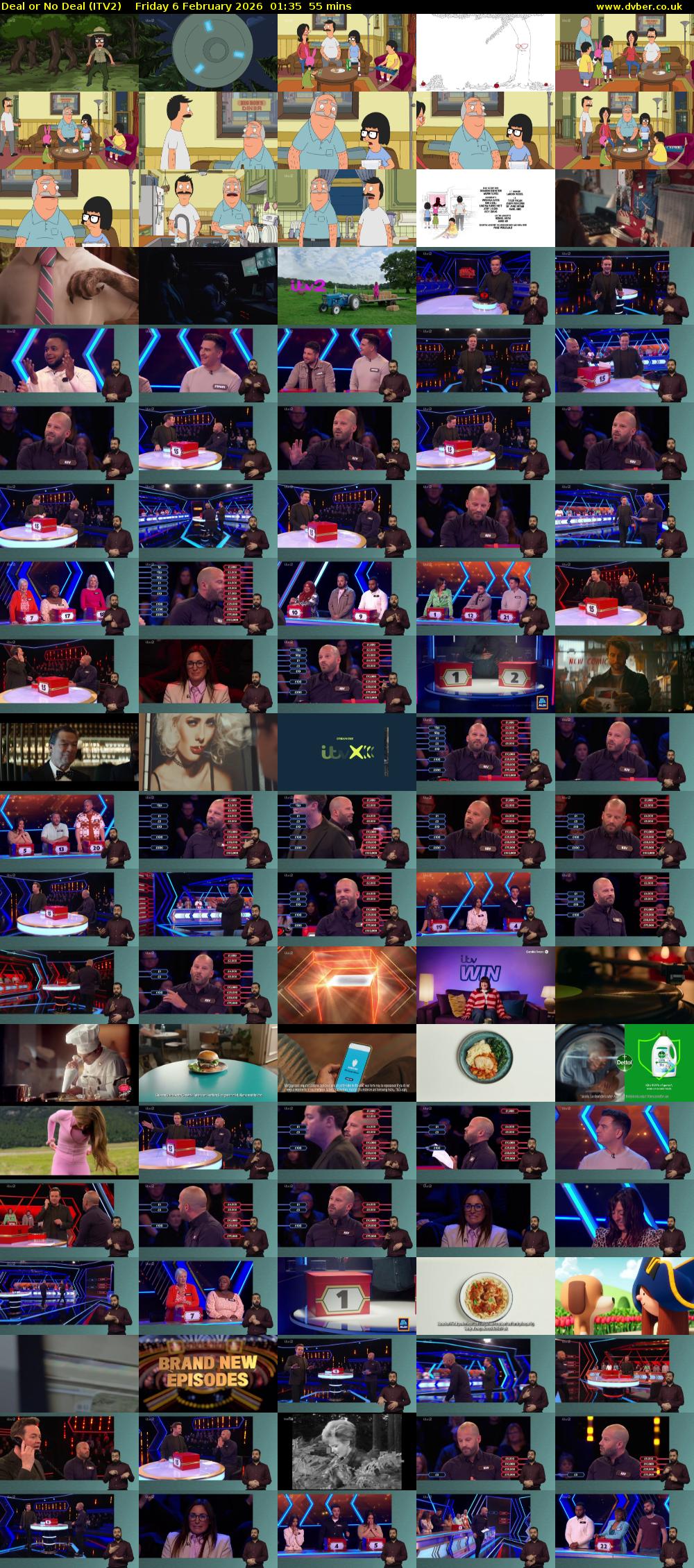 Deal or No Deal (ITV2) Friday 6 February 2026 01:35 - 02:30