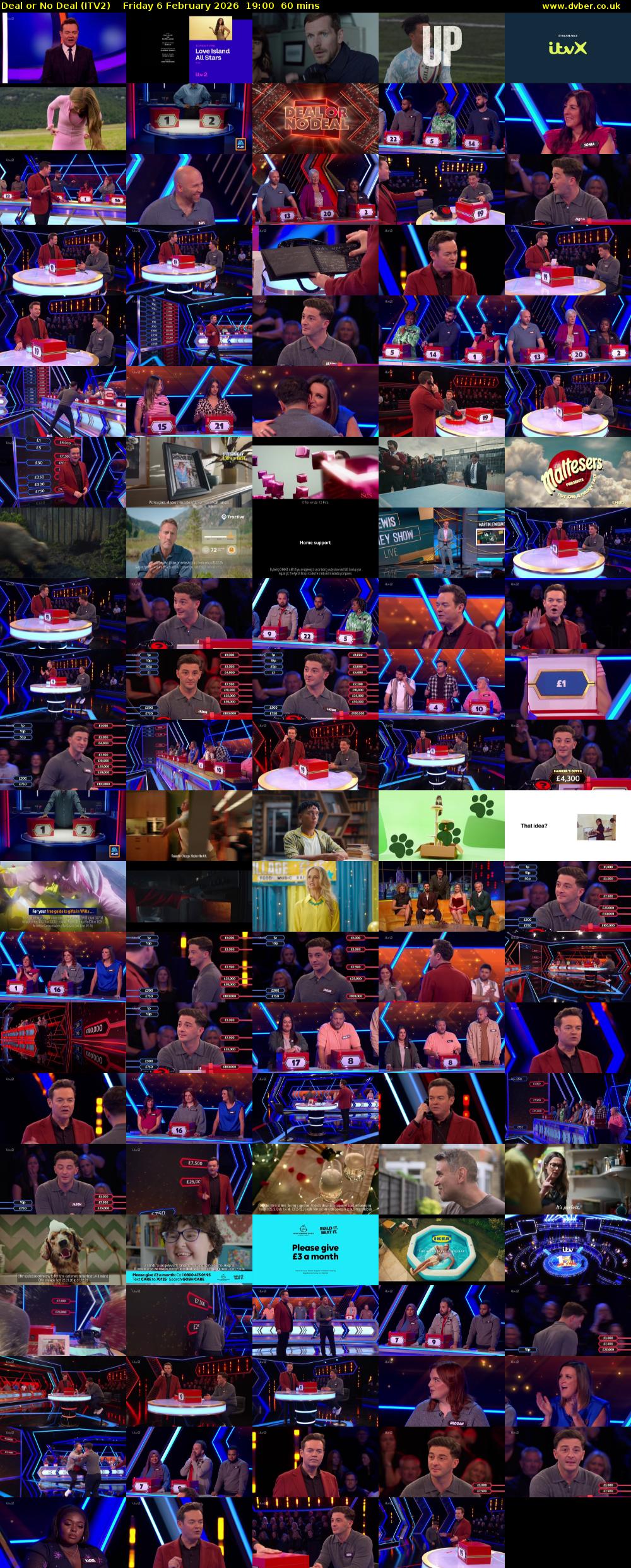 Deal or No Deal (ITV2) Friday 6 February 2026 19:00 - 20:00