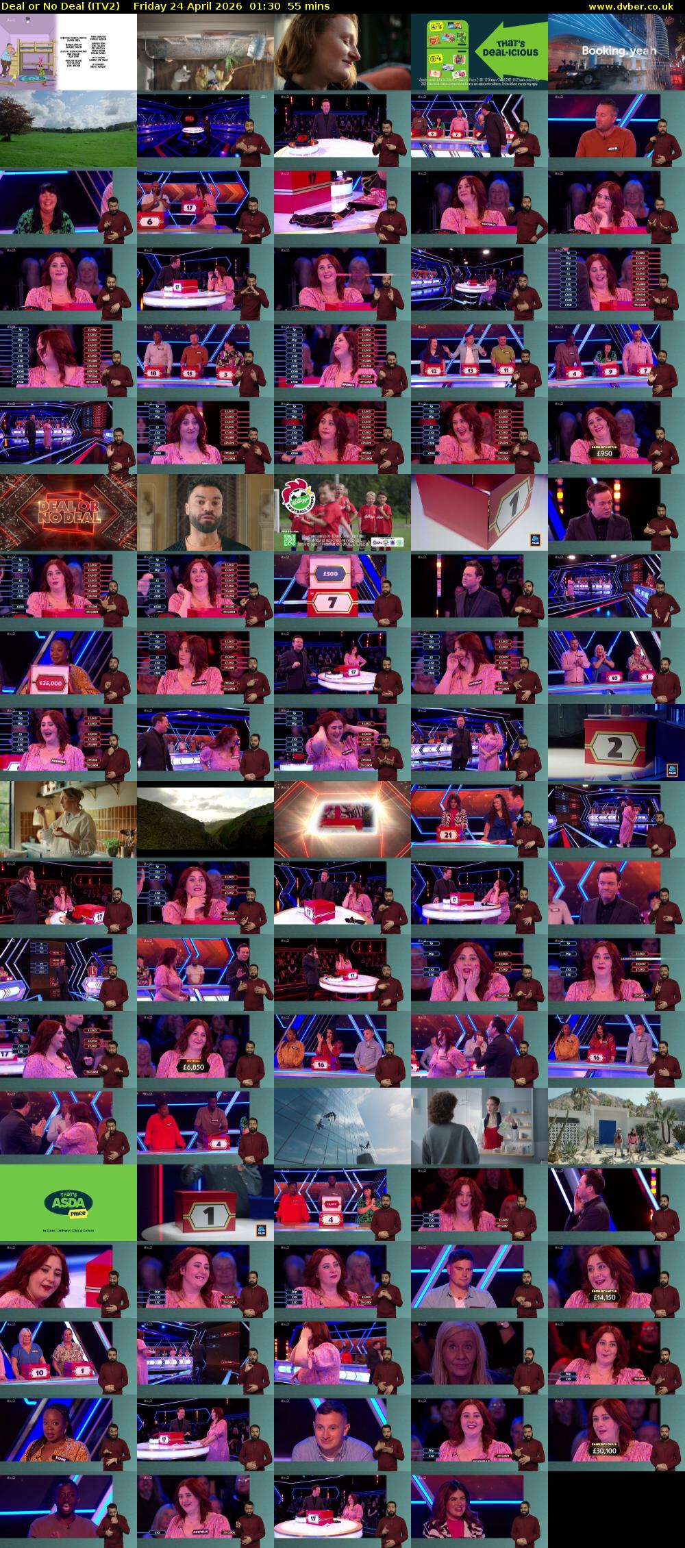 Deal or No Deal (ITV2) Friday 24 April 2026 01:30 - 02:25