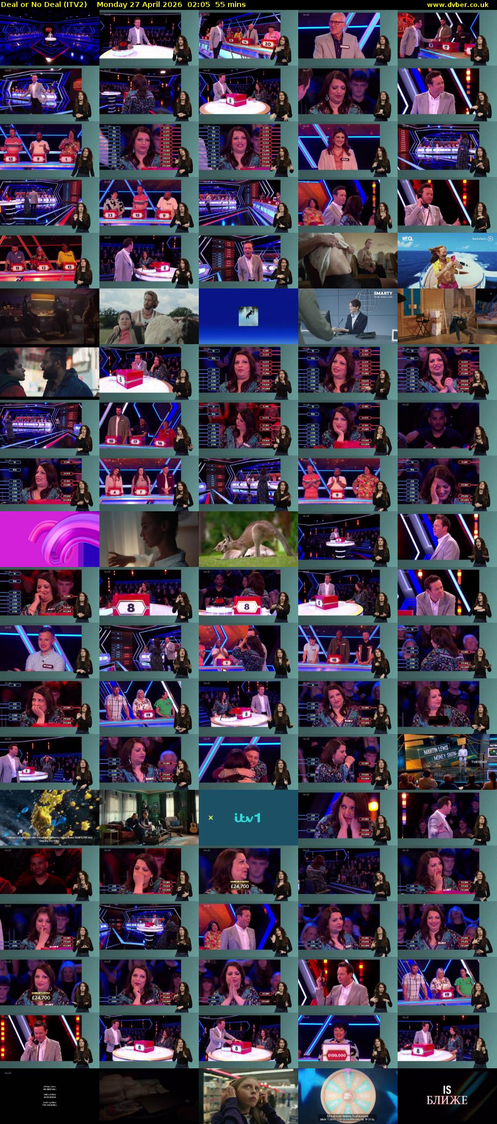 Deal or No Deal (ITV2) Monday 27 April 2026 02:05 - 03:00