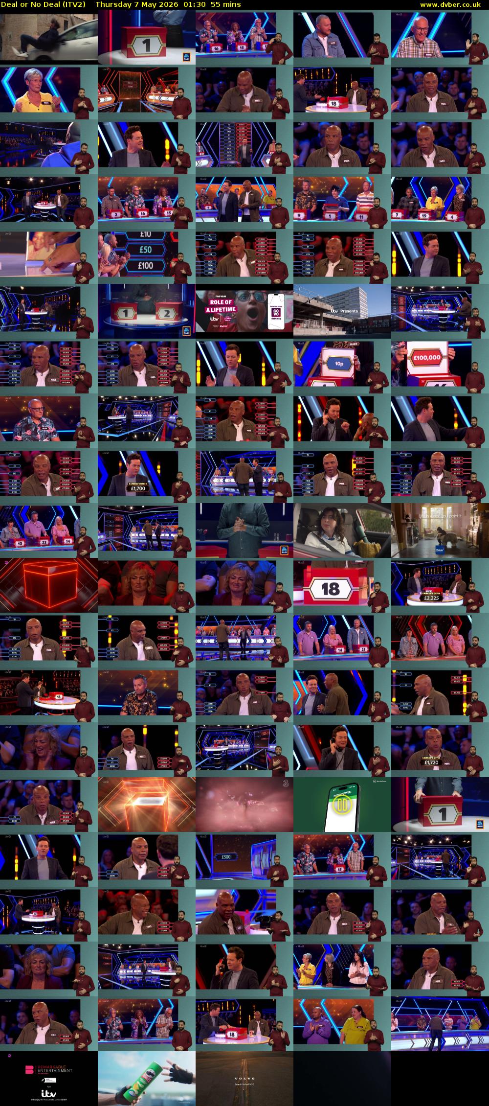 Deal or No Deal (ITV2) Thursday 7 May 2026 01:30 - 02:25