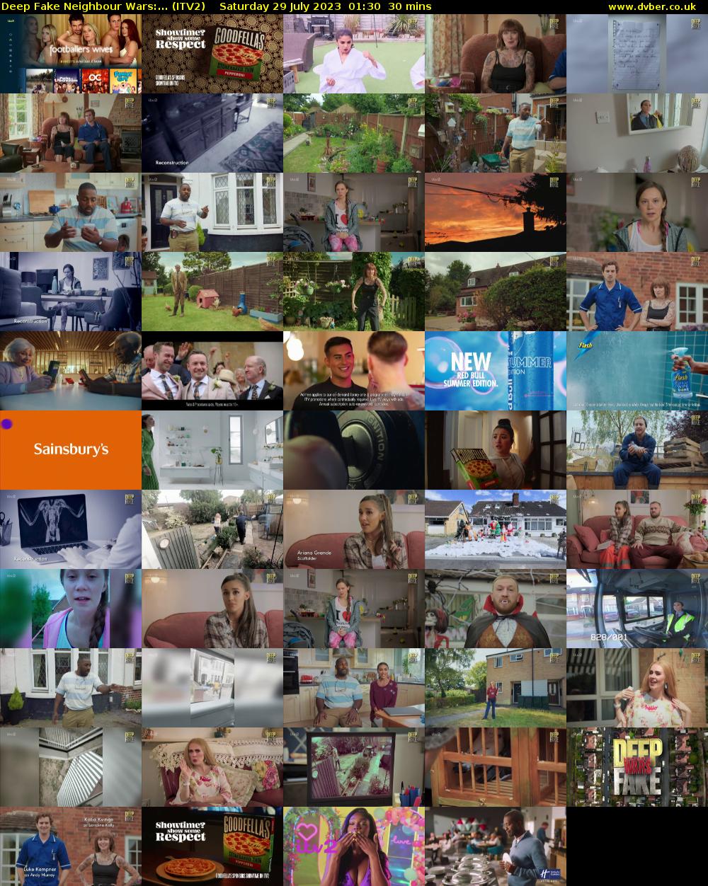 Deep Fake Neighbour Wars:... (ITV2) Saturday 29 July 2023 01:30 - 02:00