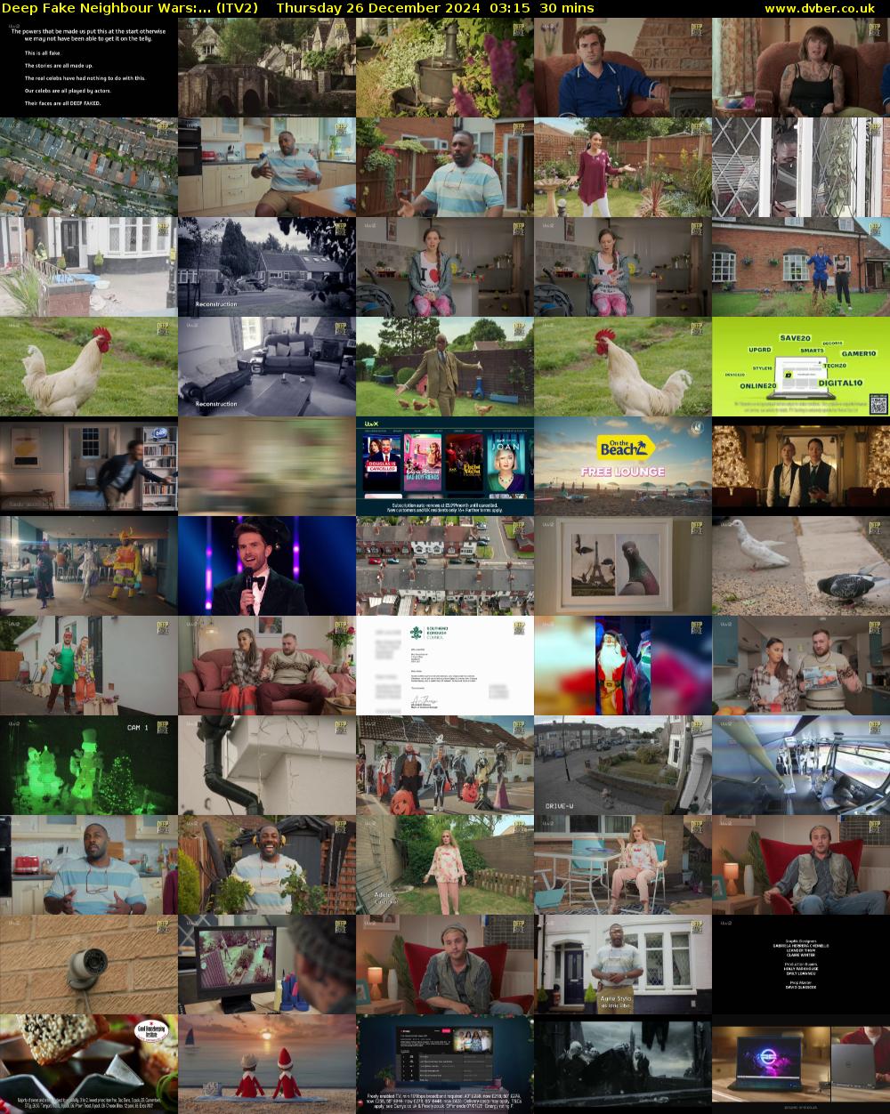 Deep Fake Neighbour Wars:... (ITV2) Thursday 26 December 2024 03:15 - 03:45
