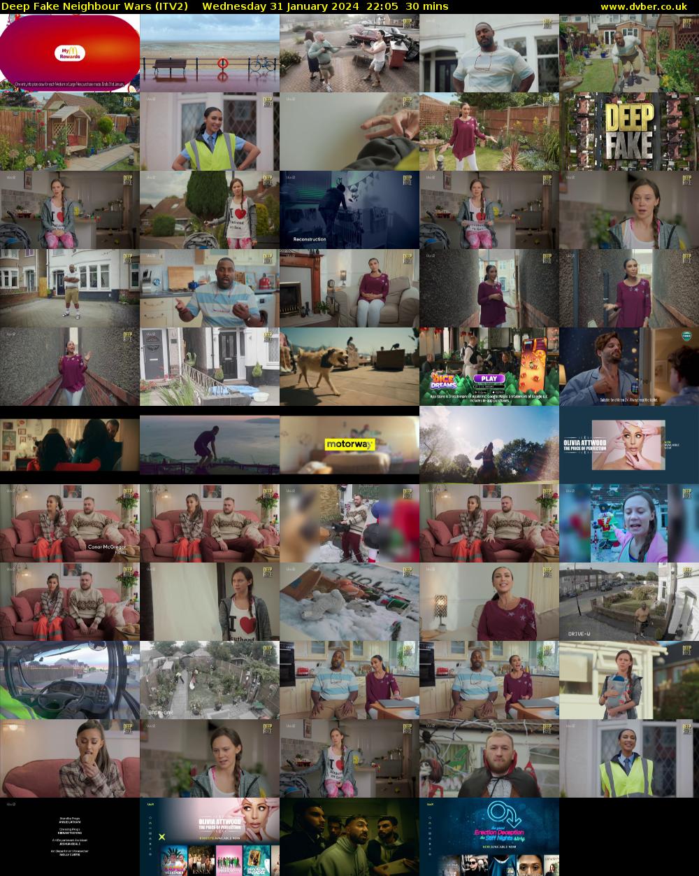Deep Fake Neighbour Wars (ITV2) Wednesday 31 January 2024 22:05 - 22:35