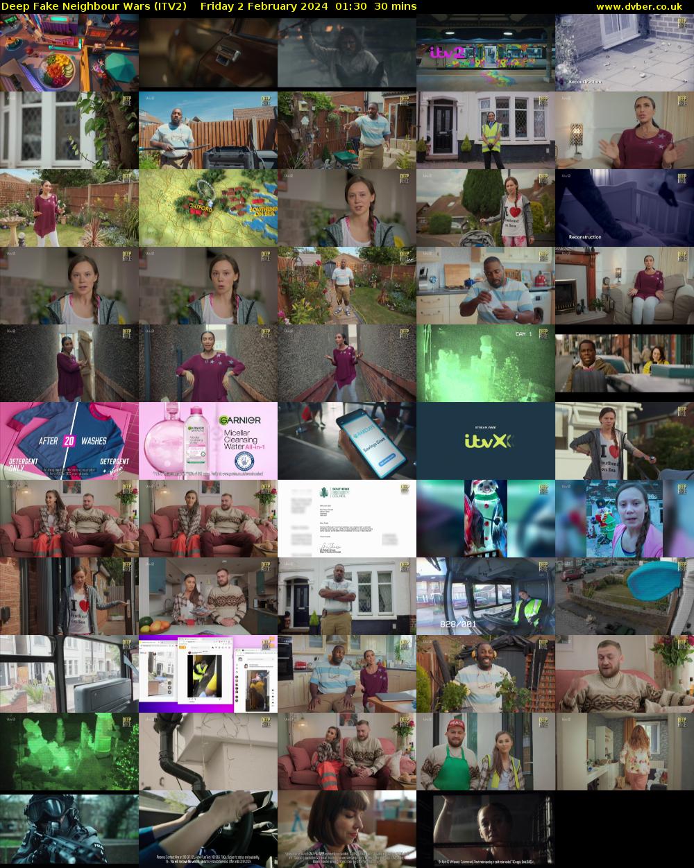 Deep Fake Neighbour Wars (ITV2) Friday 2 February 2024 01:30 - 02:00