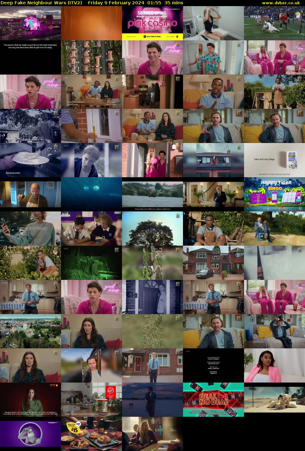 Deep Fake Neighbour Wars (ITV2) Friday 9 February 2024 01:55 - 02:30
