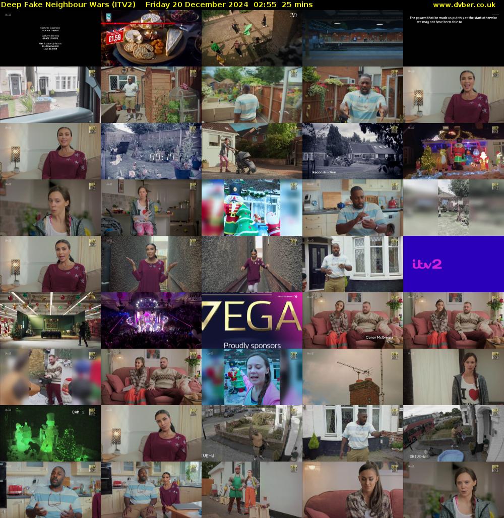 Deep Fake Neighbour Wars (ITV2) Friday 20 December 2024 02:55 - 03:20
