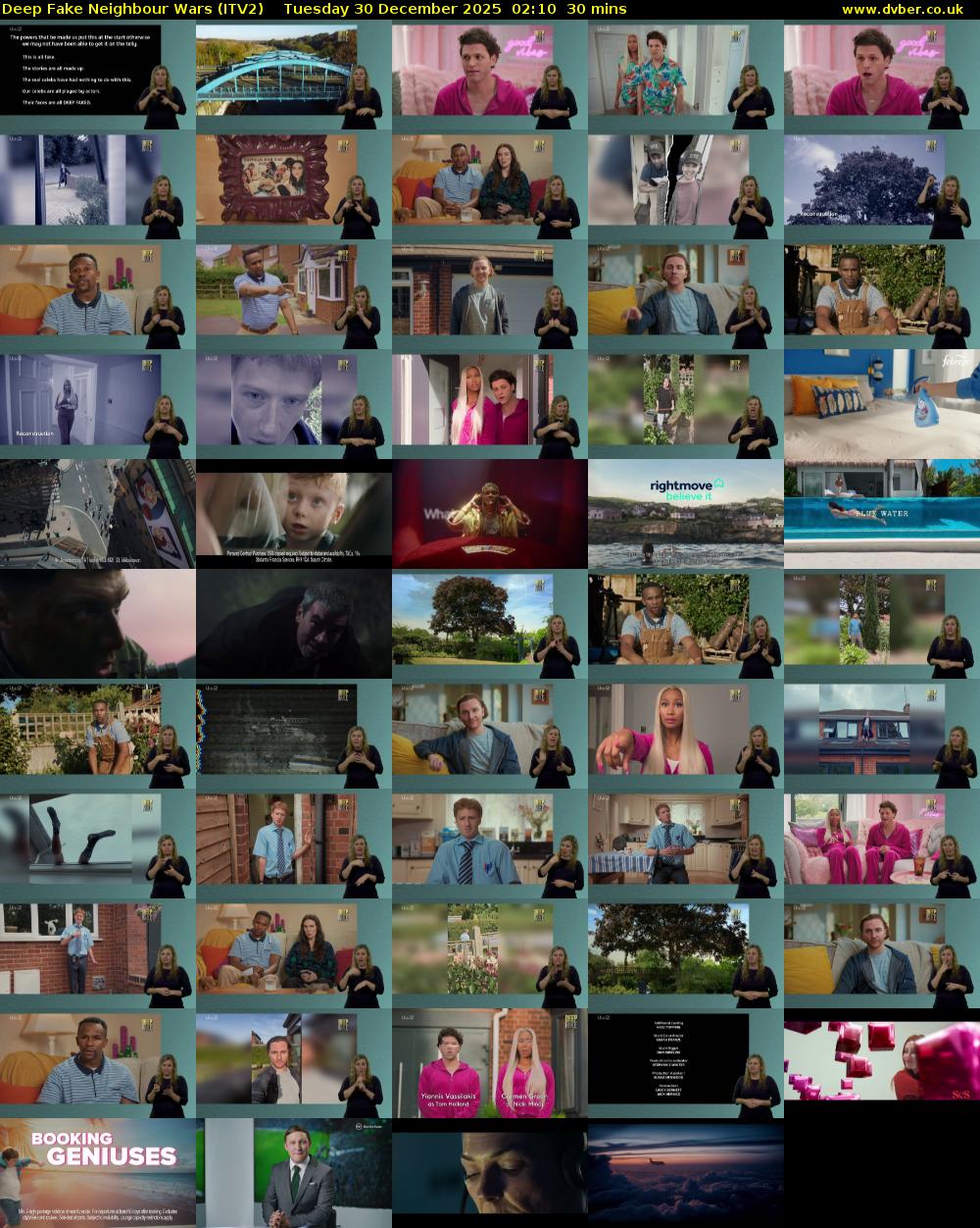 Deep Fake Neighbour Wars (ITV2) Tuesday 30 December 2025 02:10 - 02:40