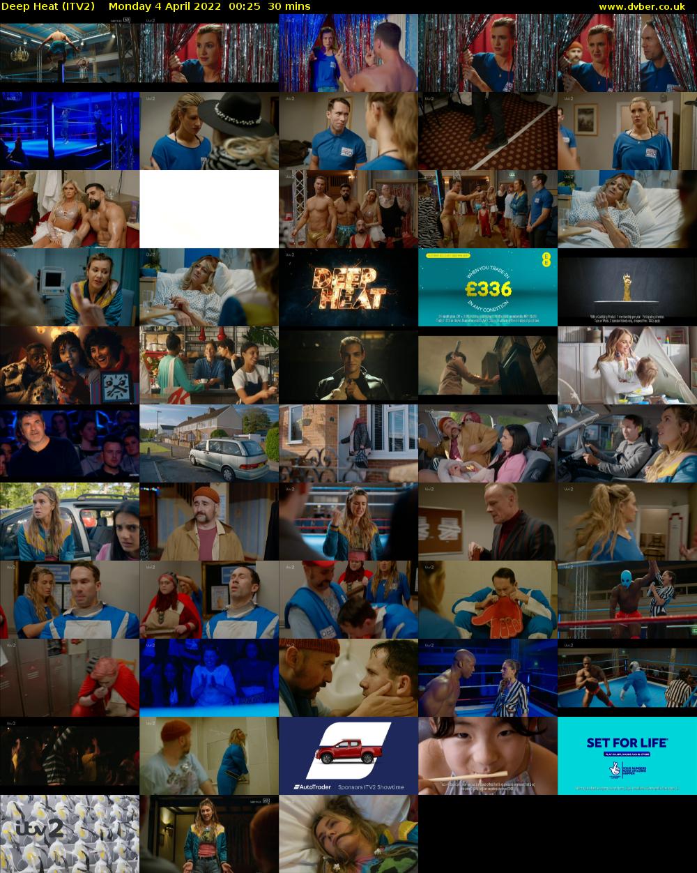 Deep Heat (ITV2) Monday 4 April 2022 00:25 - 00:55