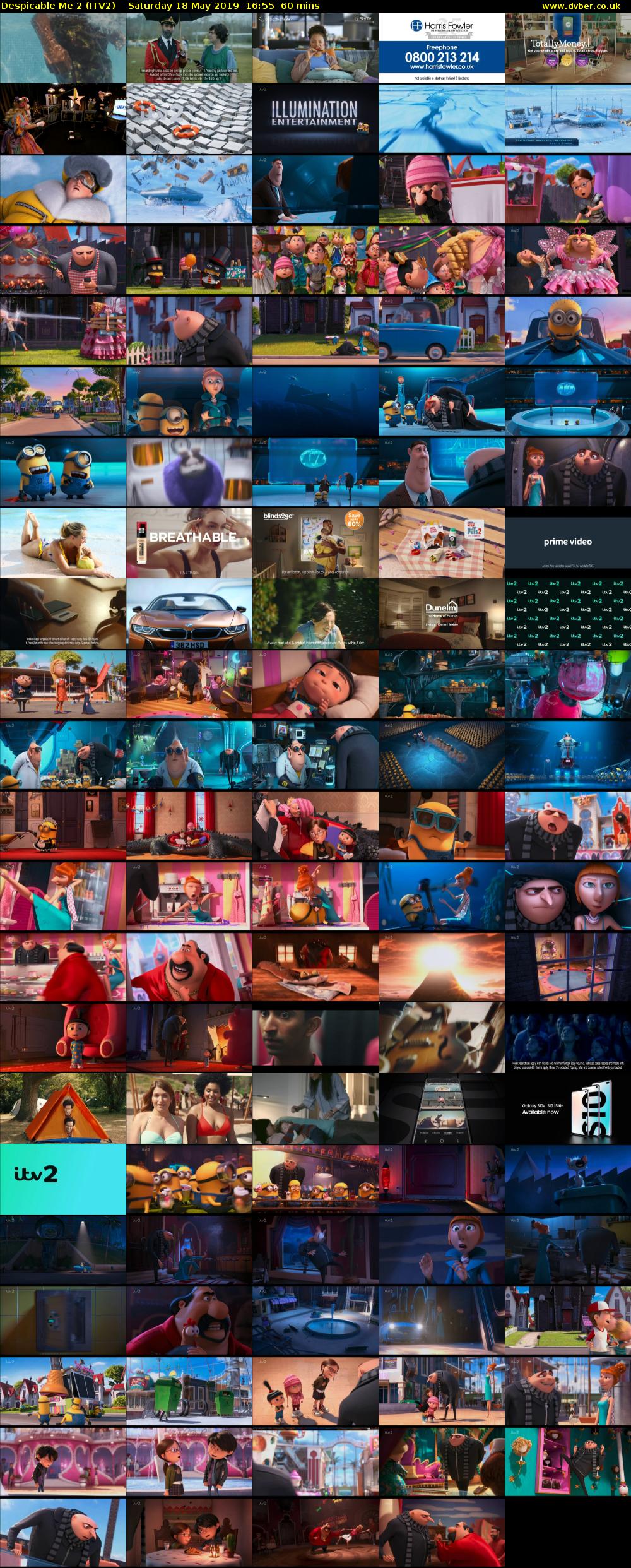 Despicable Me 2 (ITV2) Saturday 18 May 2019 16:55 - 17:55