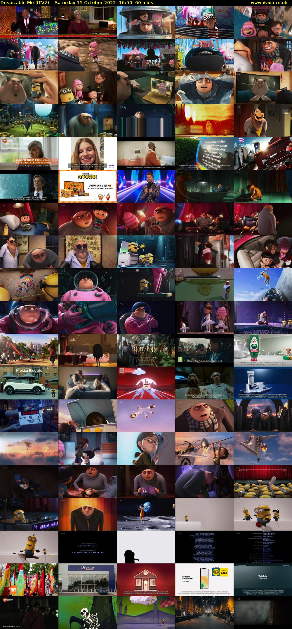 Despicable Me (ITV2) Saturday 15 October 2022 16:50 - 17:50