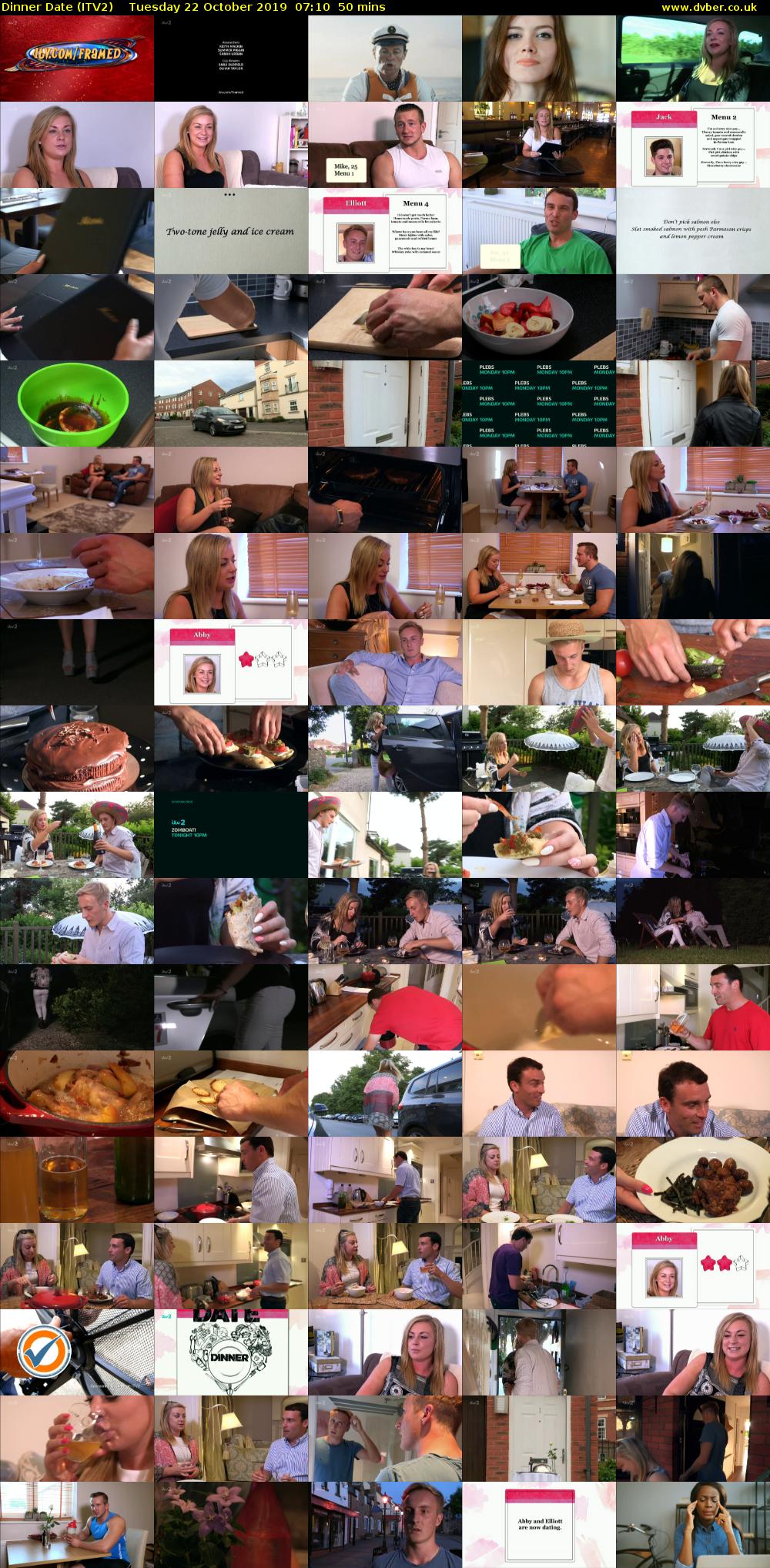Dinner Date (ITV2) Tuesday 22 October 2019 07:10 - 08:00