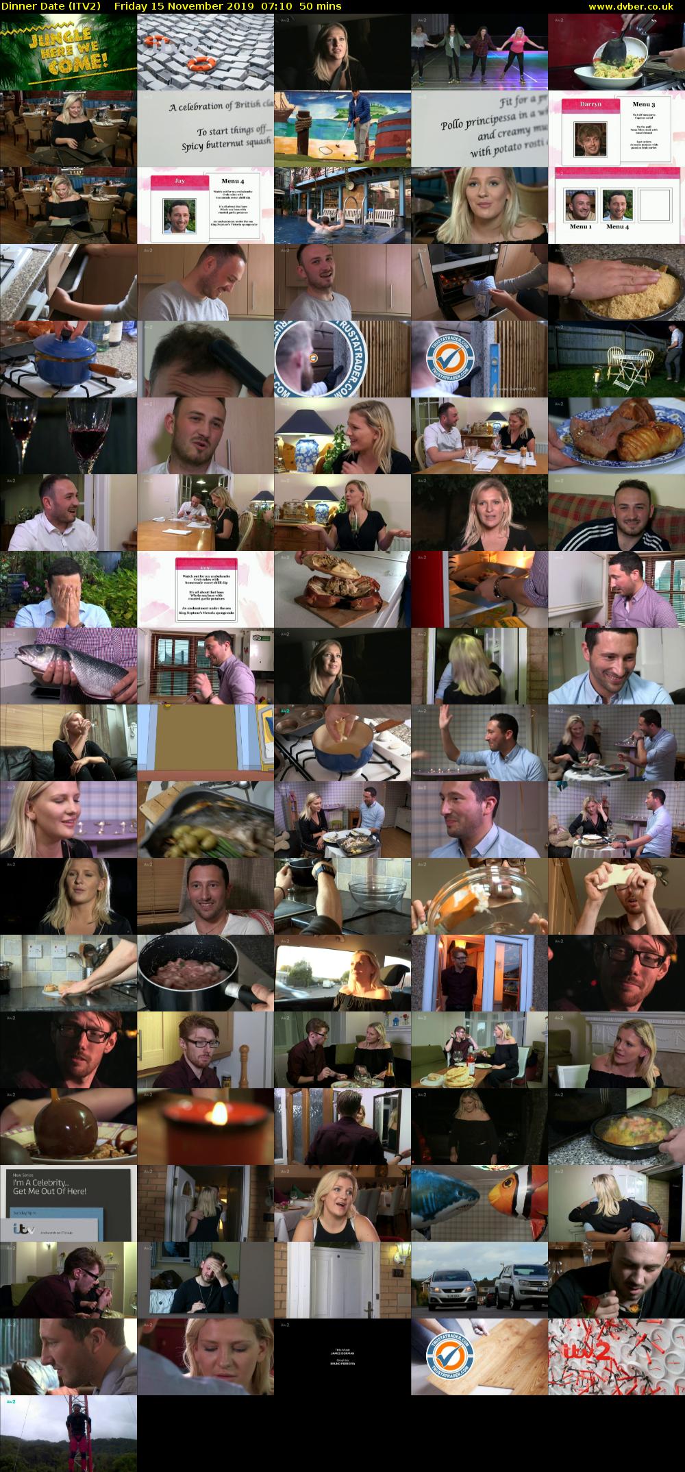 Dinner Date (ITV2) Friday 15 November 2019 07:10 - 08:00