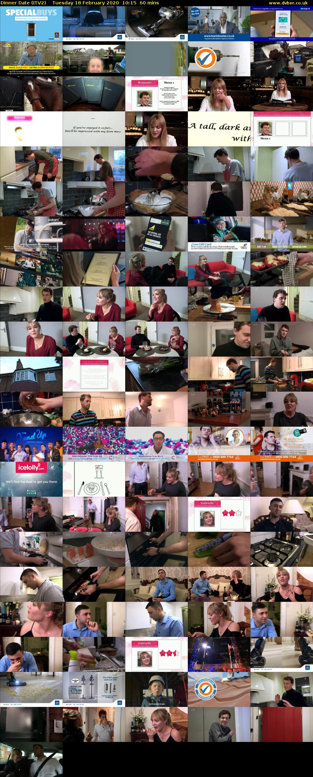 Dinner Date (ITV2) Tuesday 18 February 2020 10:15 - 11:15