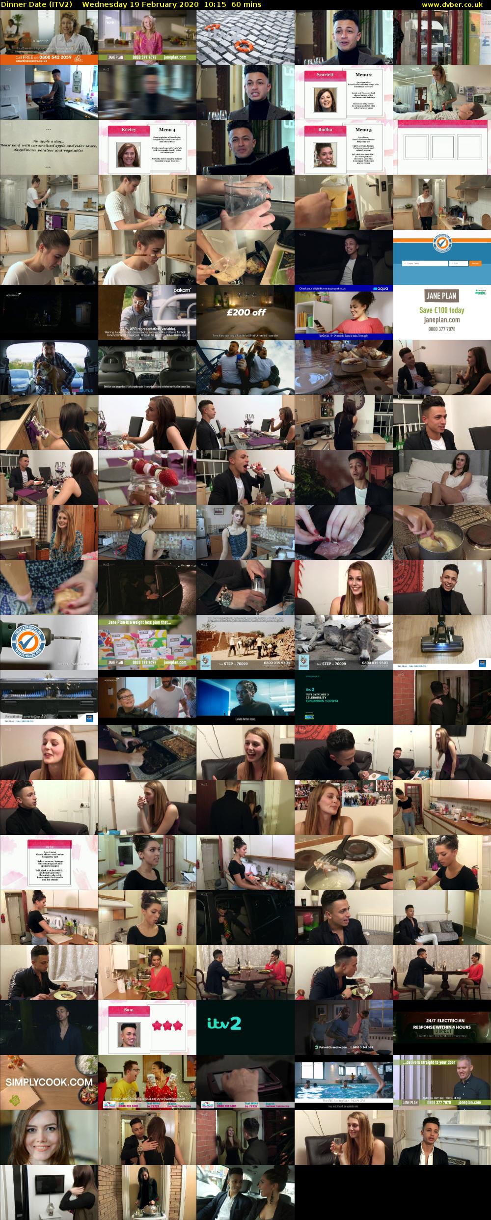 Dinner Date (ITV2) Wednesday 19 February 2020 10:15 - 11:15