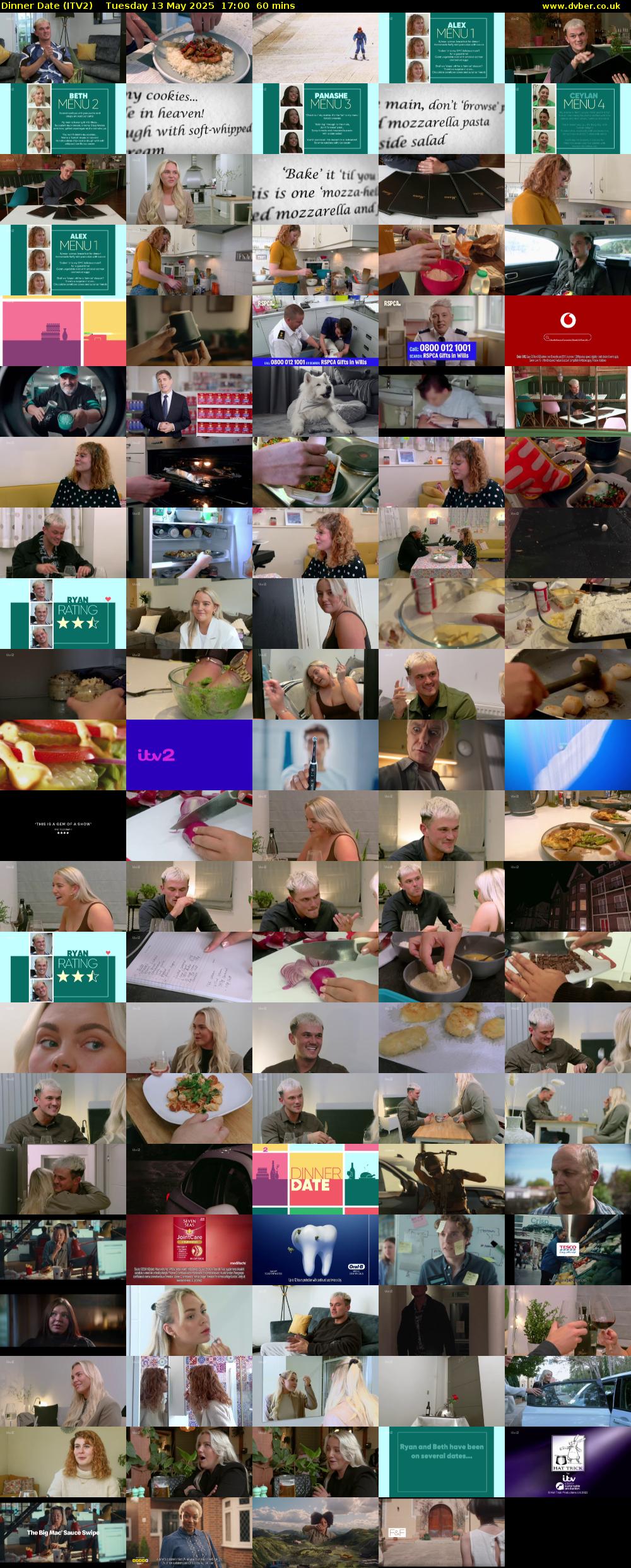 Dinner Date (ITV2) Tuesday 13 May 2025 17:00 - 18:00