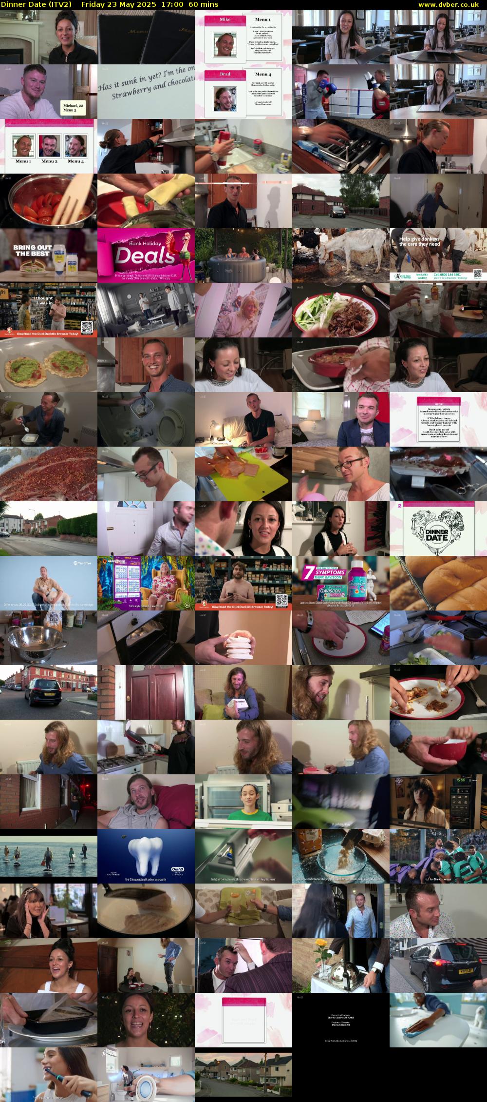 Dinner Date (ITV2) Friday 23 May 2025 17:00 - 18:00