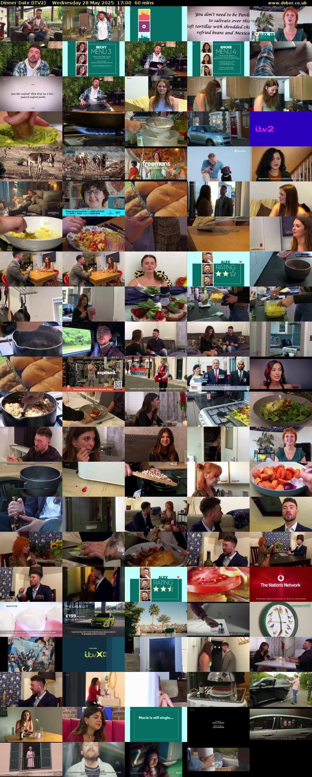 Dinner Date (ITV2) Wednesday 28 May 2025 17:00 - 18:00