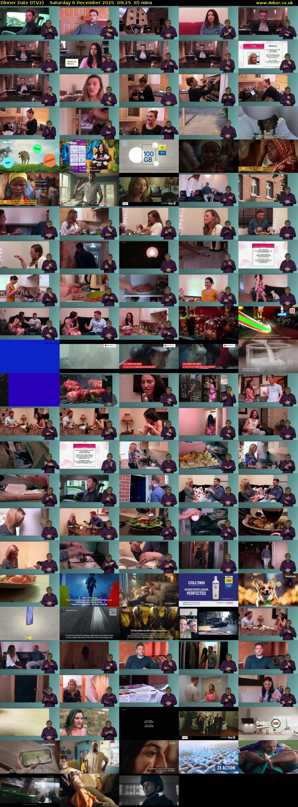 Dinner Date (ITV2) Saturday 6 December 2025 09:25 - 10:30