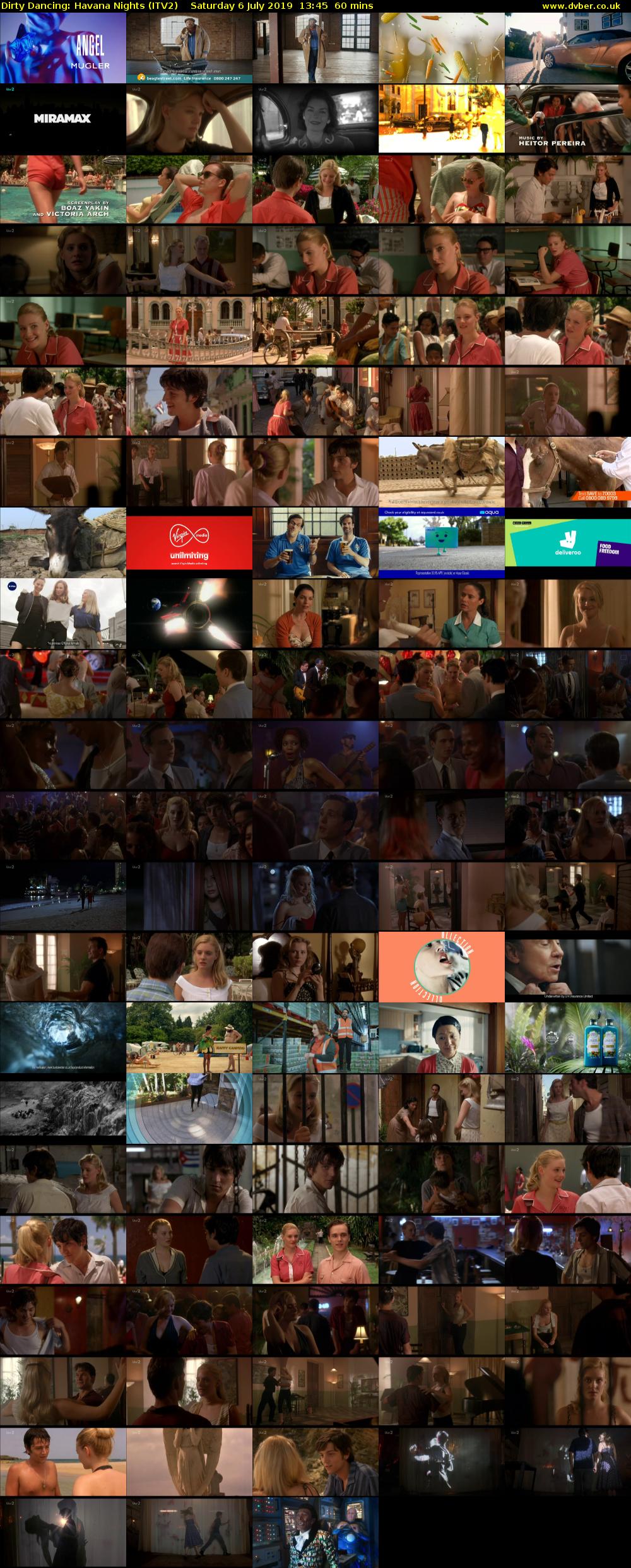 Dirty Dancing: Havana Nights (ITV2) Saturday 6 July 2019 13:45 - 14:45