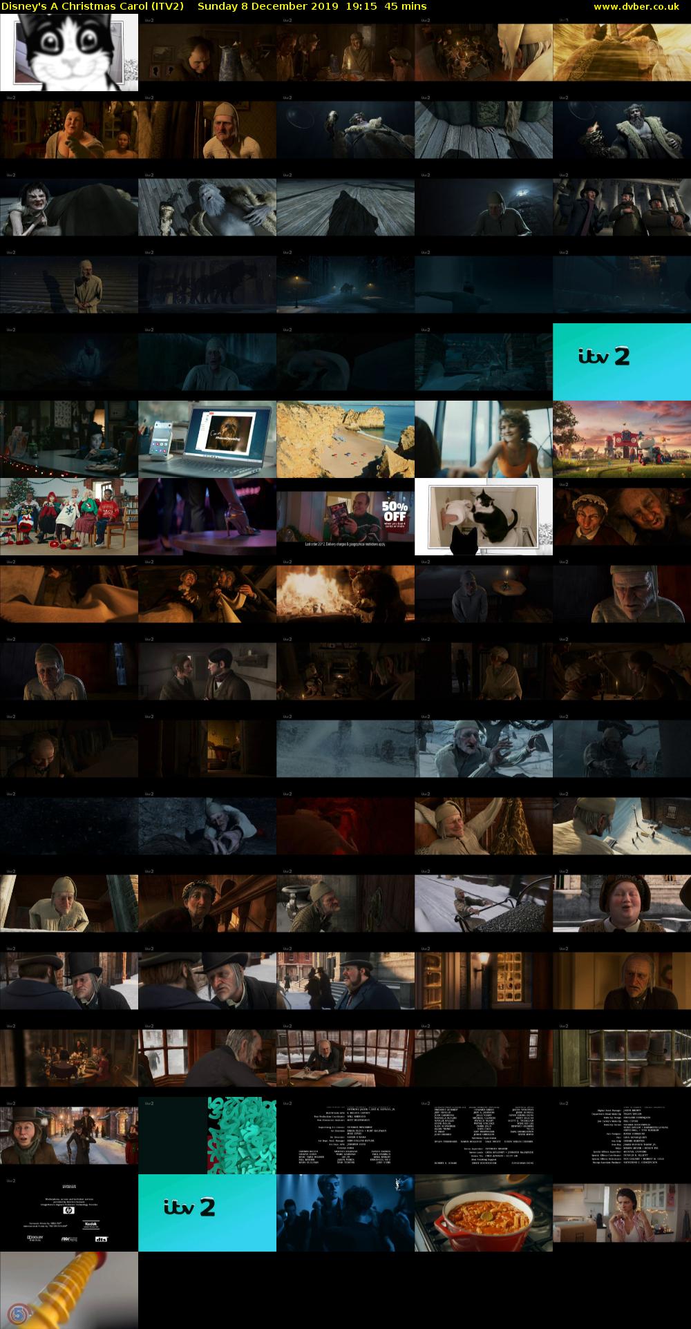 Disney's A Christmas Carol (ITV2) Sunday 8 December 2019 19:15 - 20:00