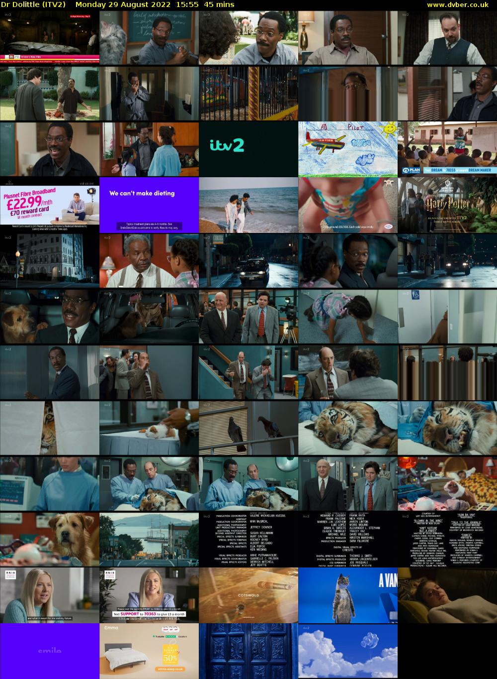 Dr Dolittle (ITV2) Monday 29 August 2022 15:55 - 16:40