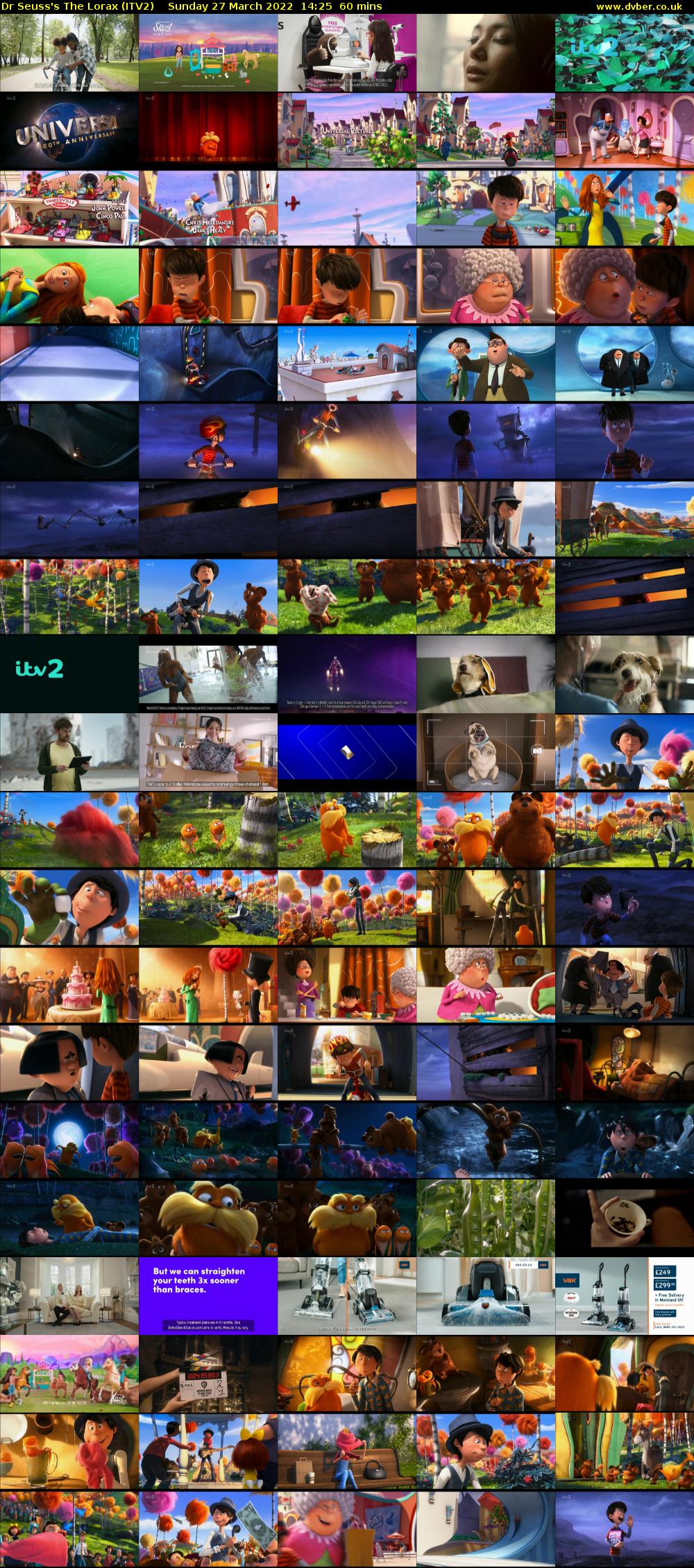 Dr Seuss's The Lorax (ITV2) Sunday 27 March 2022 14:25 - 15:25