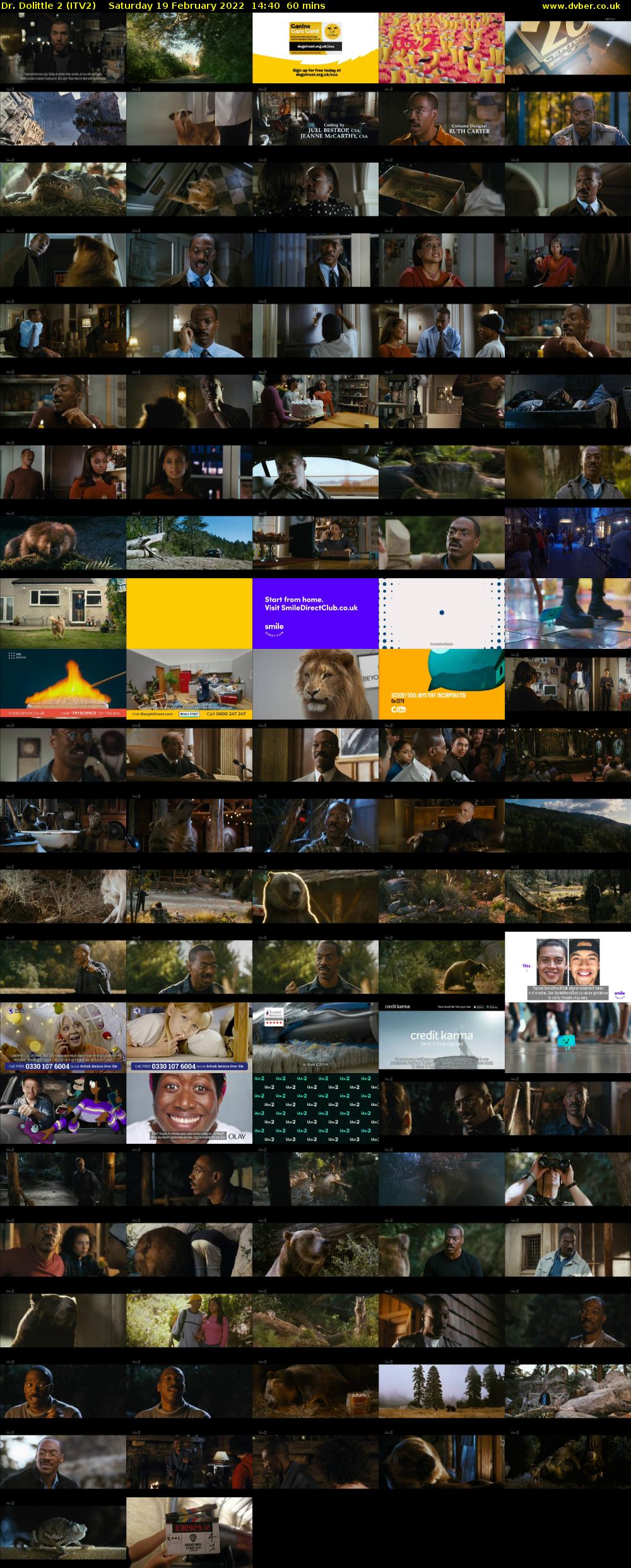Dr. Dolittle 2 (ITV2) Saturday 19 February 2022 14:40 - 15:40