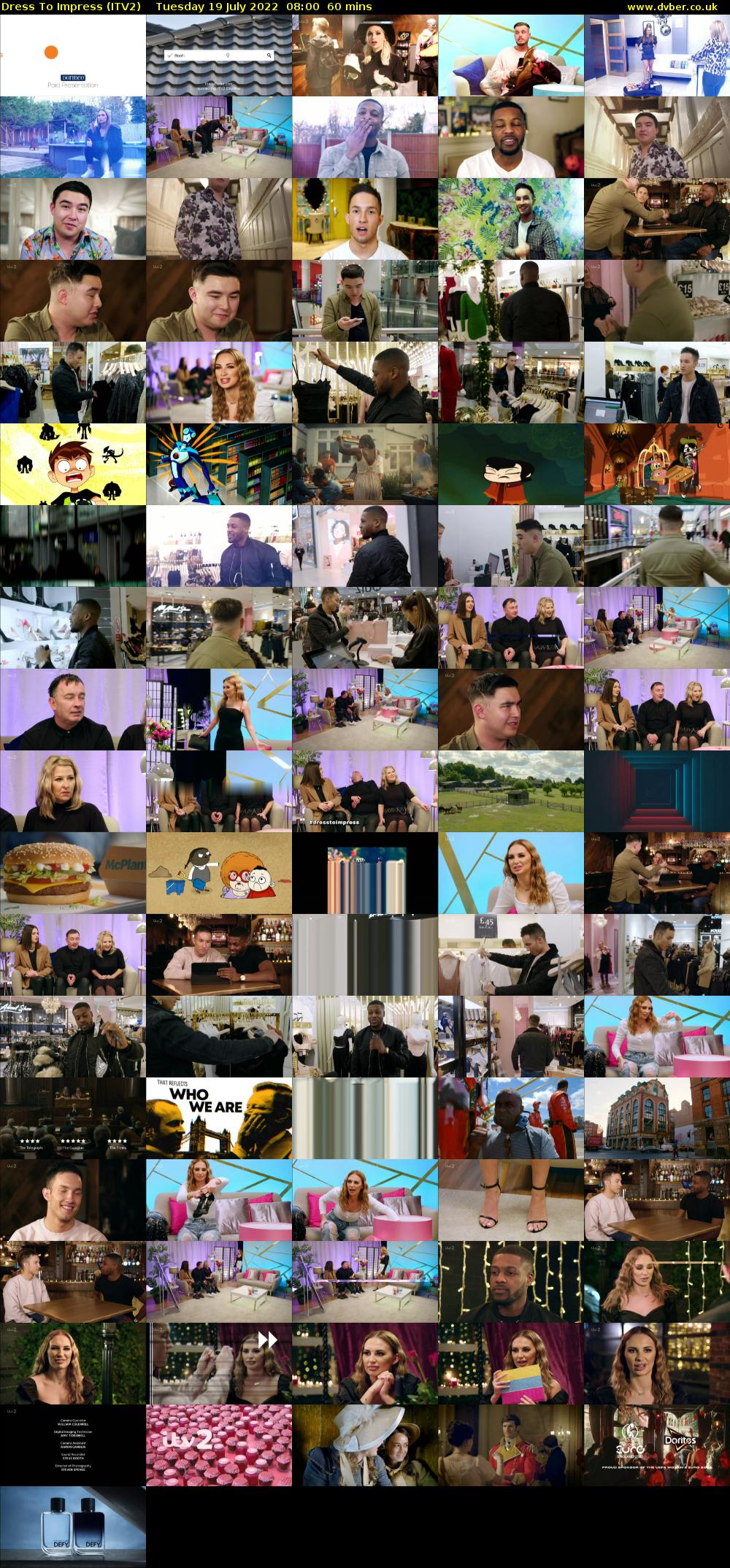 Dress To Impress (ITV2) Tuesday 19 July 2022 08:00 - 09:00