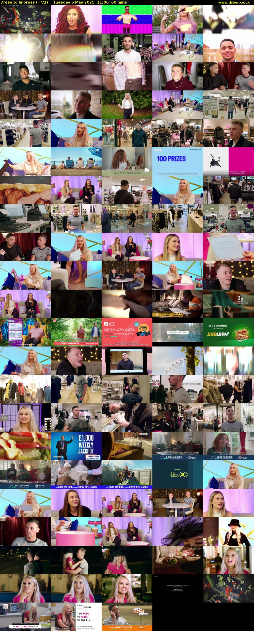 Dress To Impress (ITV2) Tuesday 6 May 2025 11:00 - 12:00