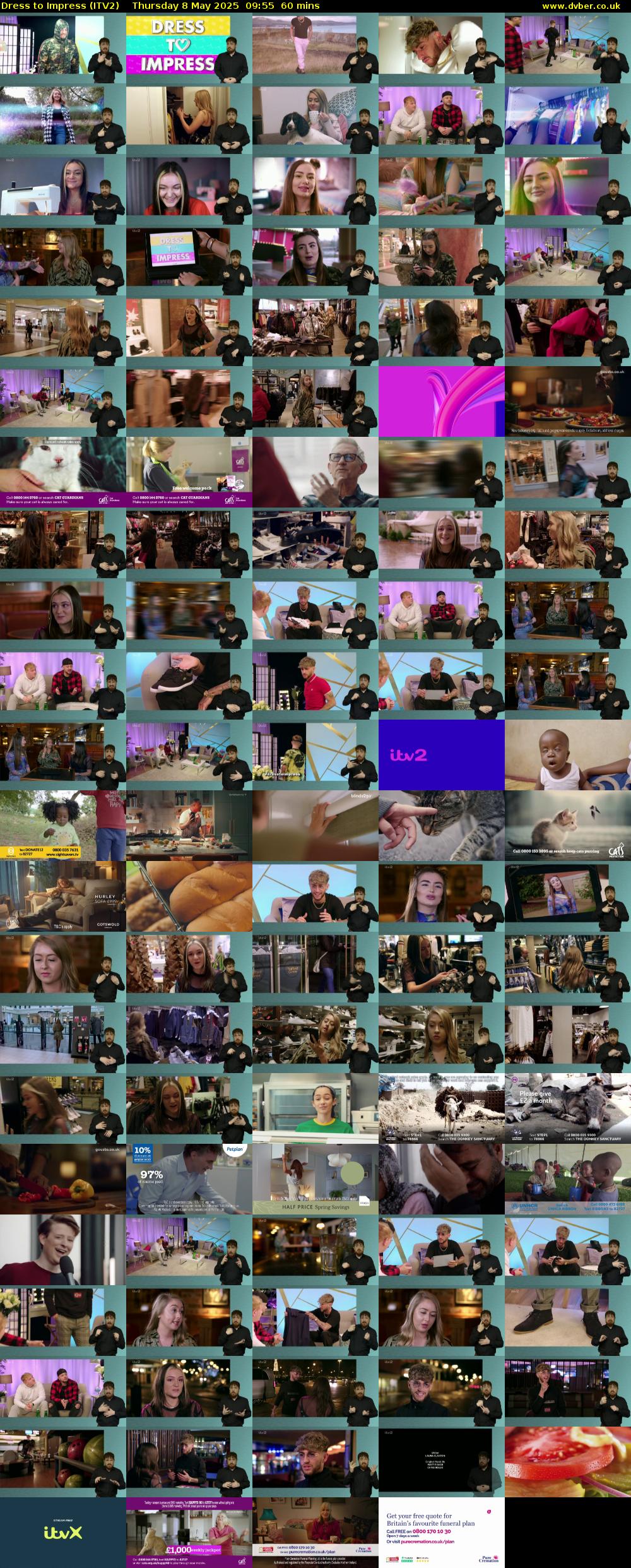 Dress To Impress (ITV2) Thursday 8 May 2025 09:55 - 10:55