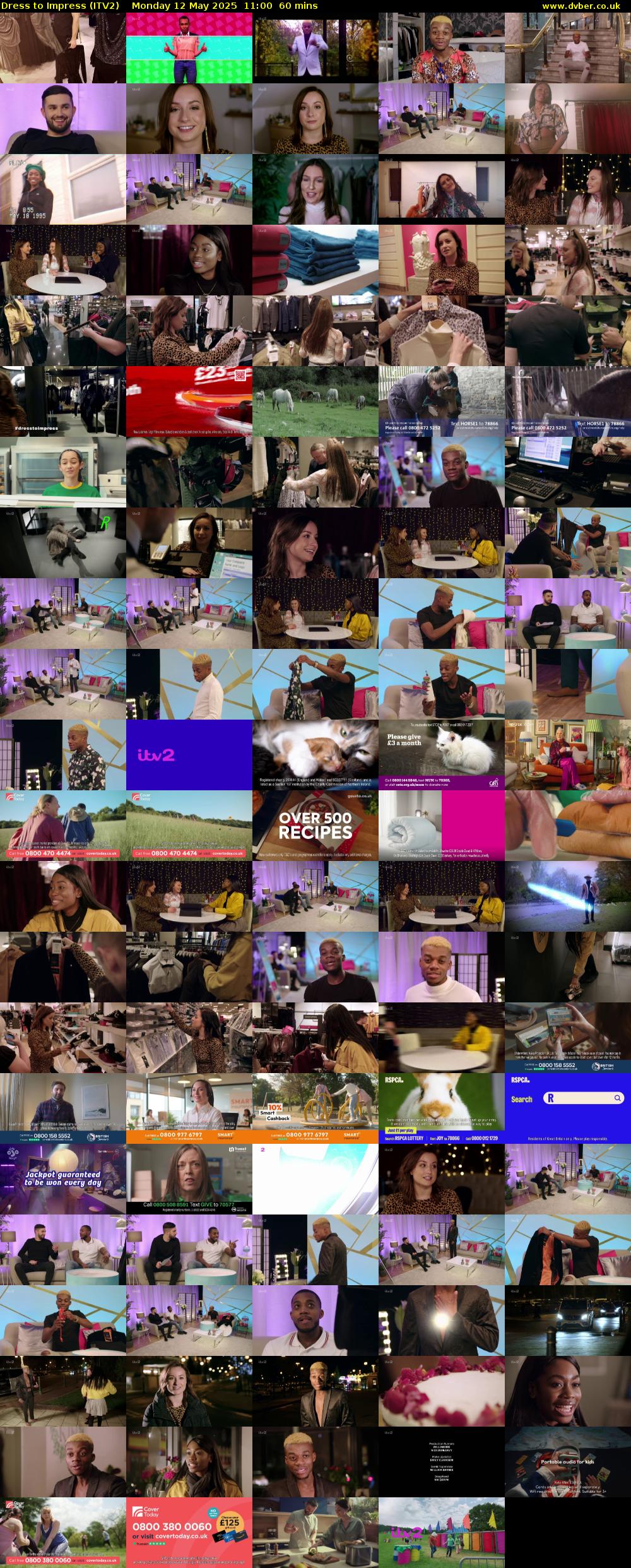 Dress To Impress (ITV2) Monday 12 May 2025 11:00 - 12:00