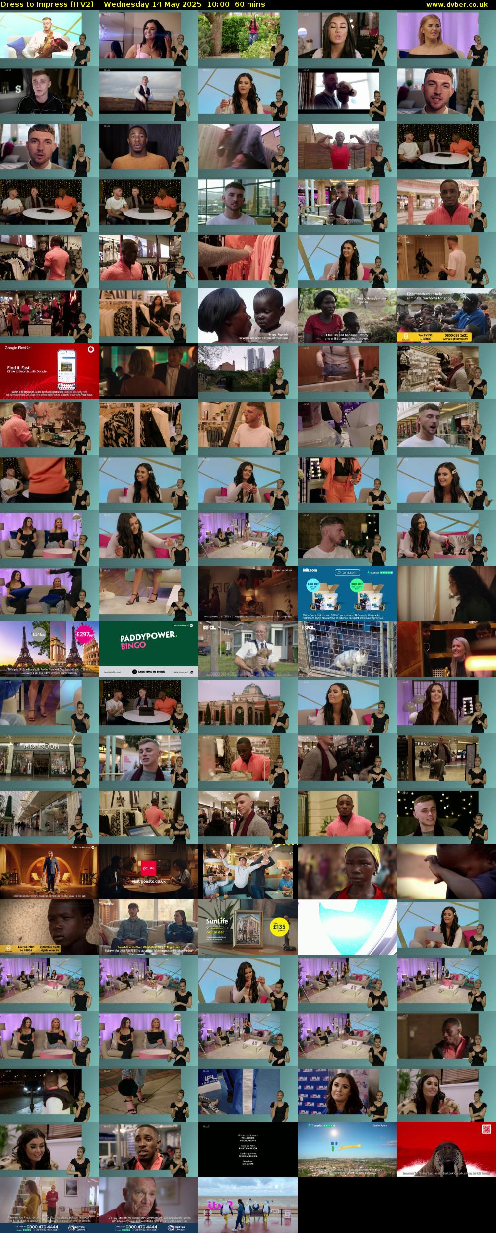 Dress To Impress (ITV2) Wednesday 14 May 2025 10:00 - 11:00