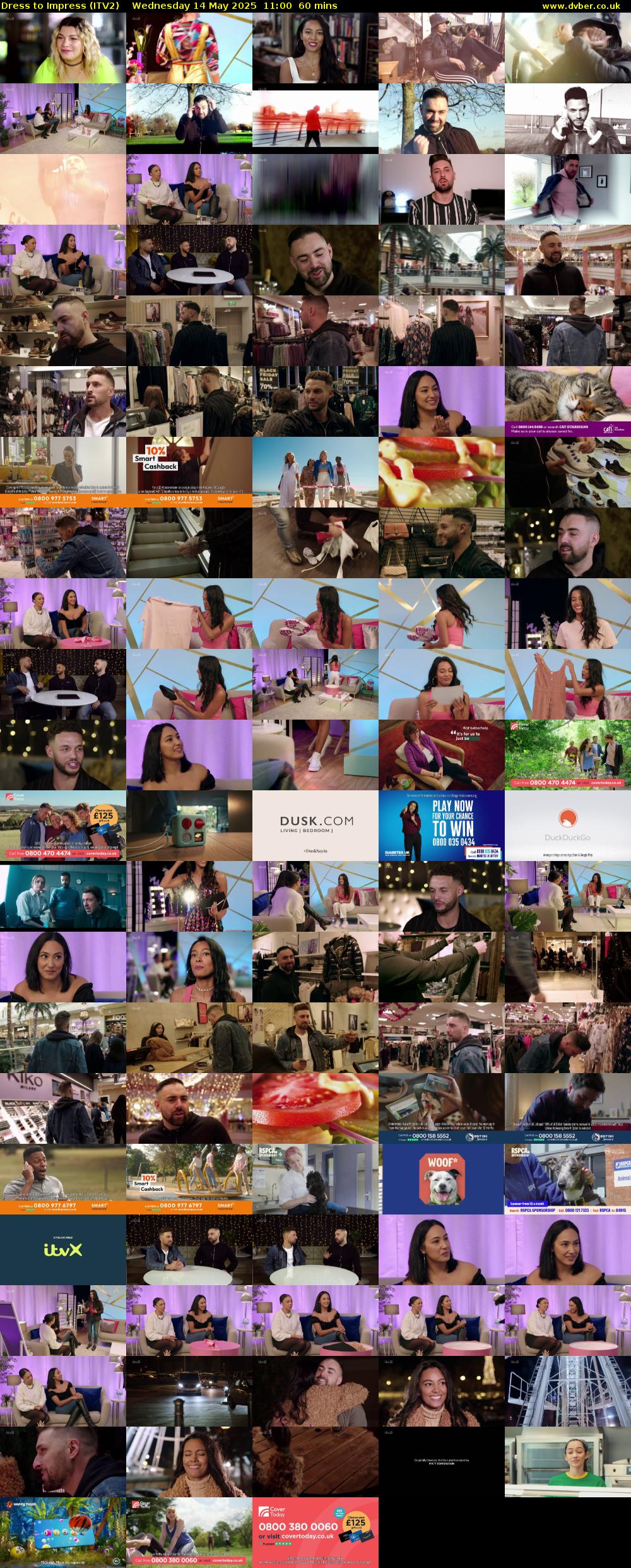 Dress To Impress (ITV2) Wednesday 14 May 2025 11:00 - 12:00