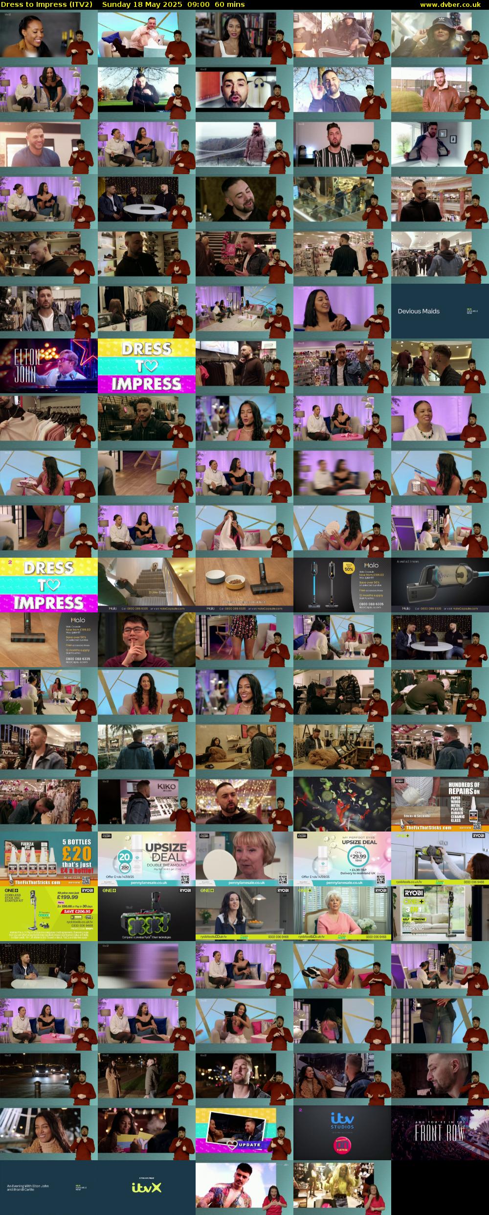 Dress To Impress (ITV2) Sunday 18 May 2025 09:00 - 10:00